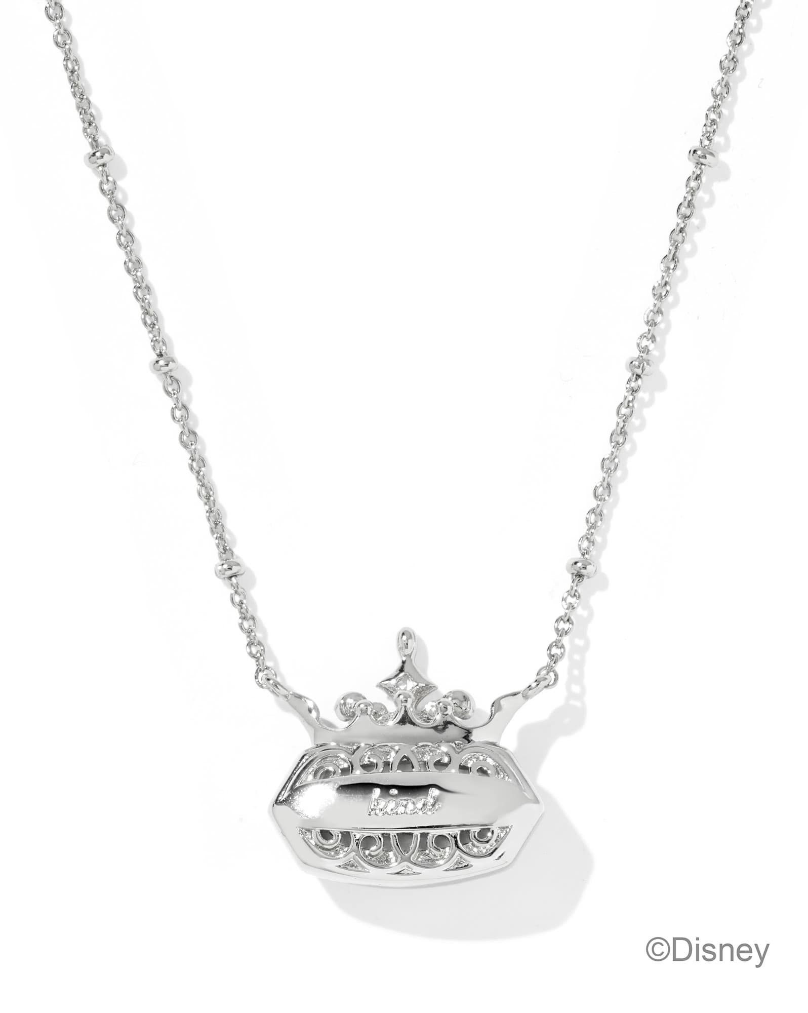 Disney | Kendra Scott Elisa Princess Silver Short Pendant Necklace