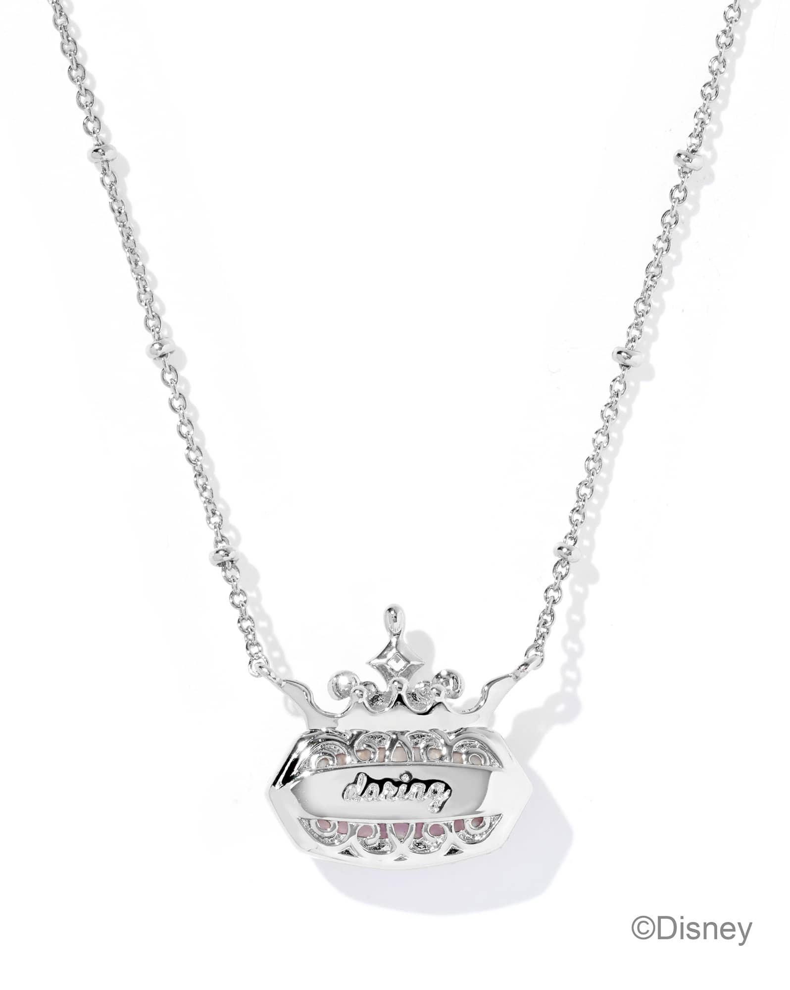 Disney | Kendra Scott Elisa Princess Silver Short Pendant Necklace