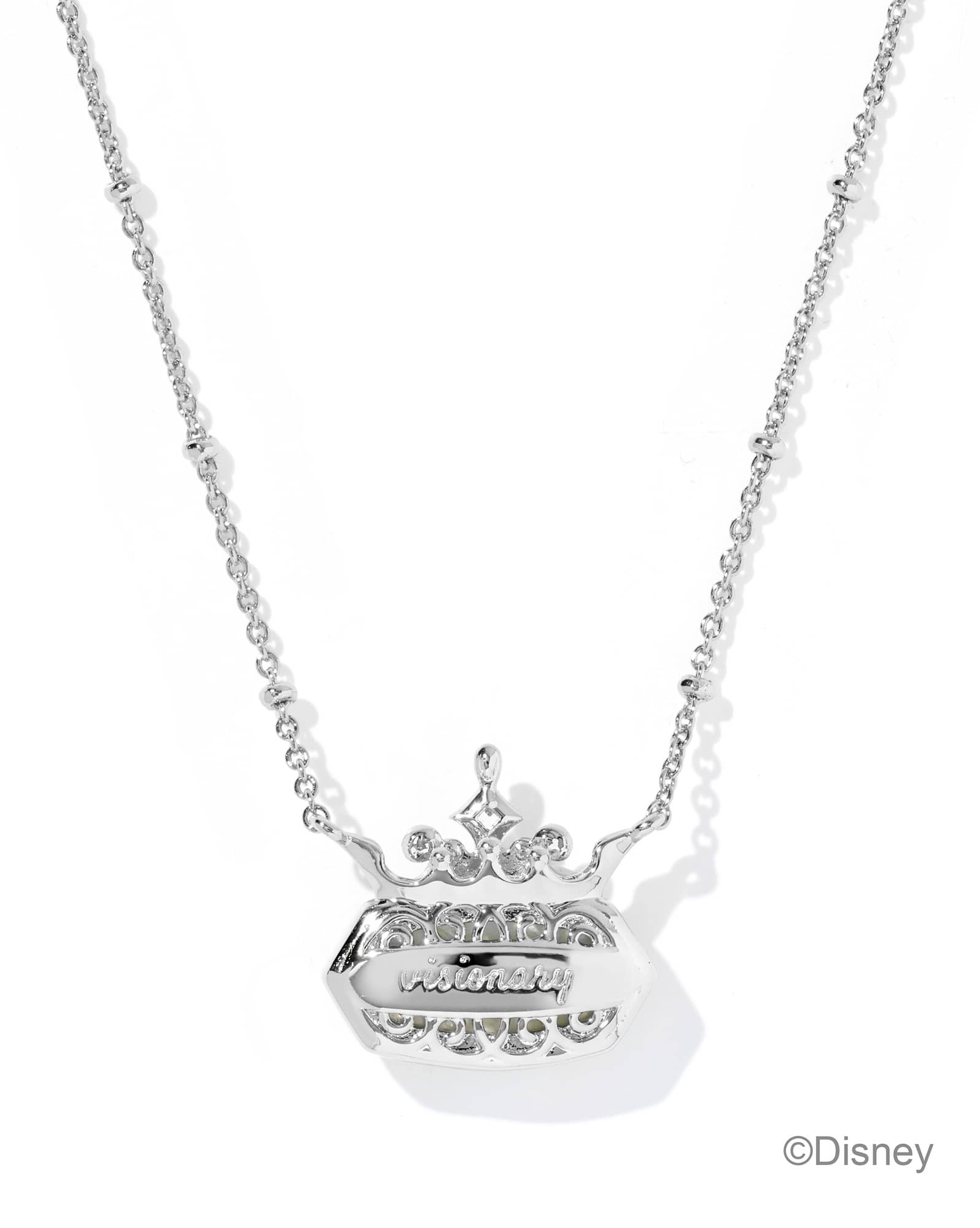 Disney | Kendra Scott Elisa Princess Silver Short Pendant Necklace