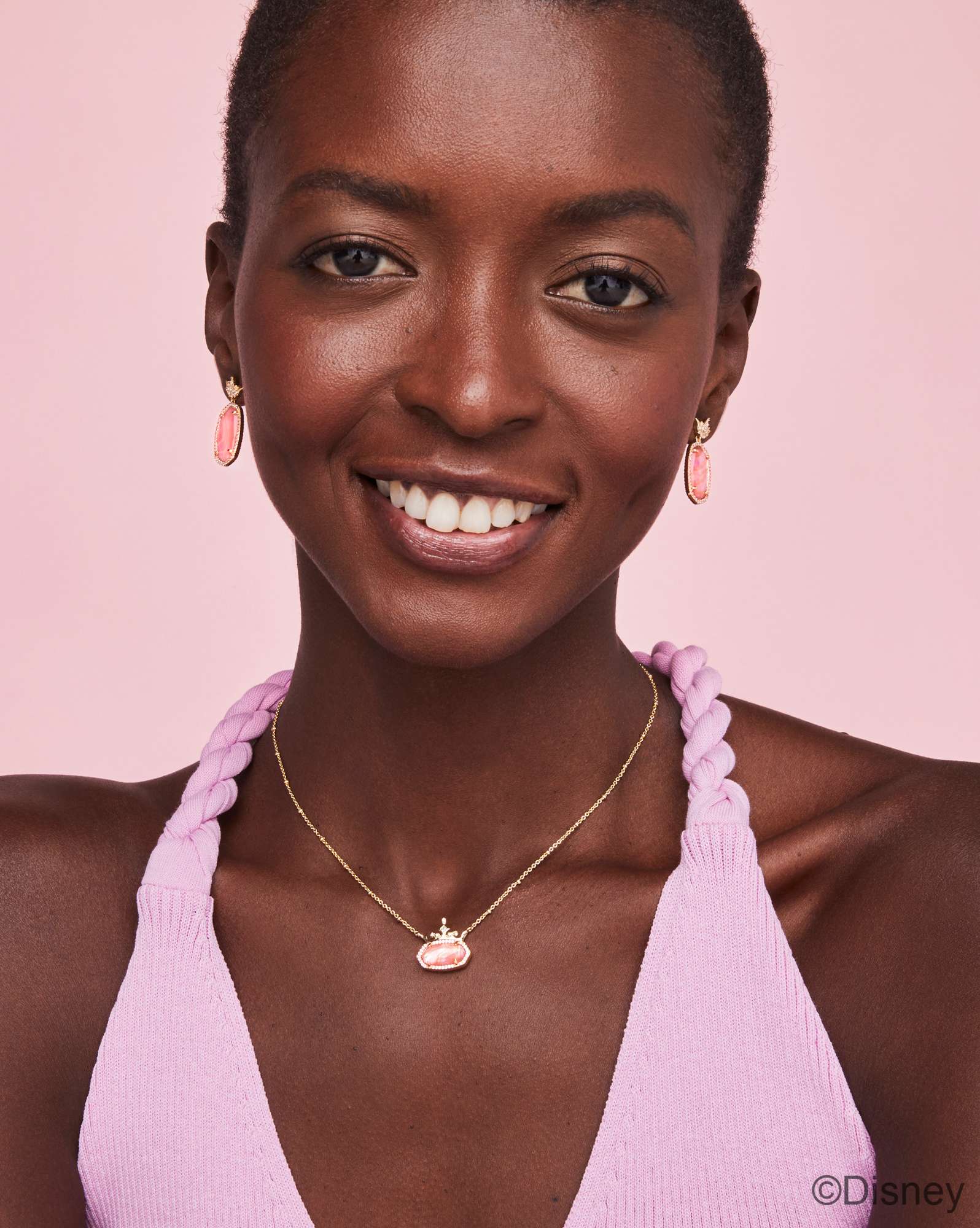 Disney | Kendra Scott Elisa Princess Gold Short Pendant Necklace