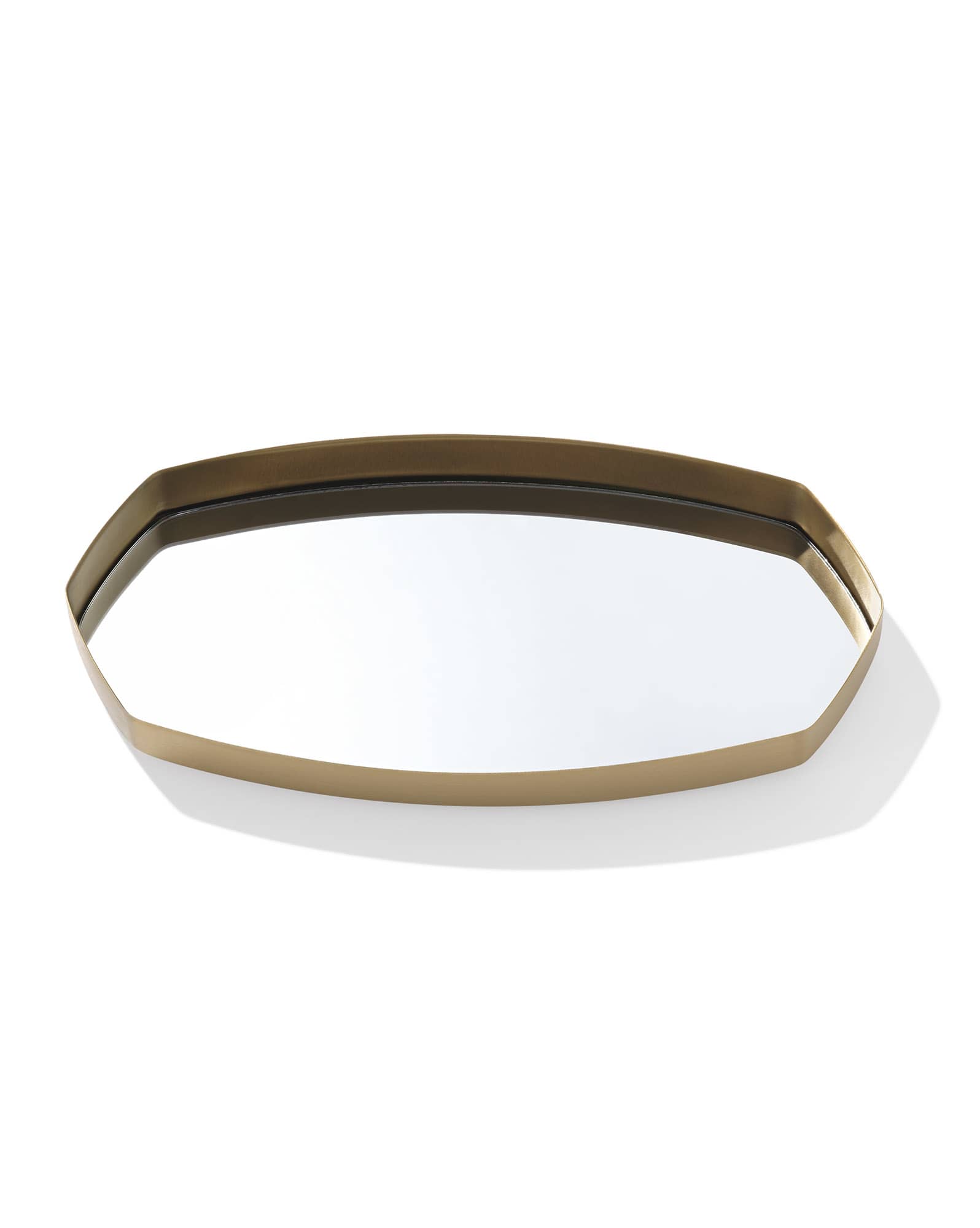 Danielle Mirrored Countertop Tray in Gold