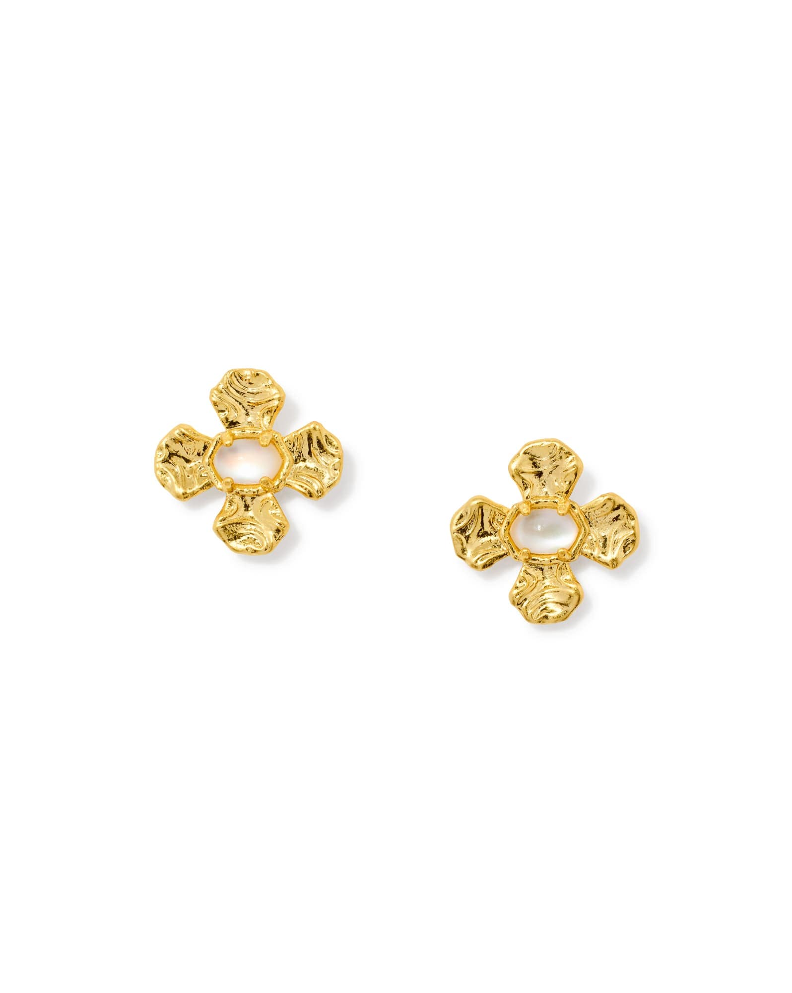 Leanne Gold Stud Earrings