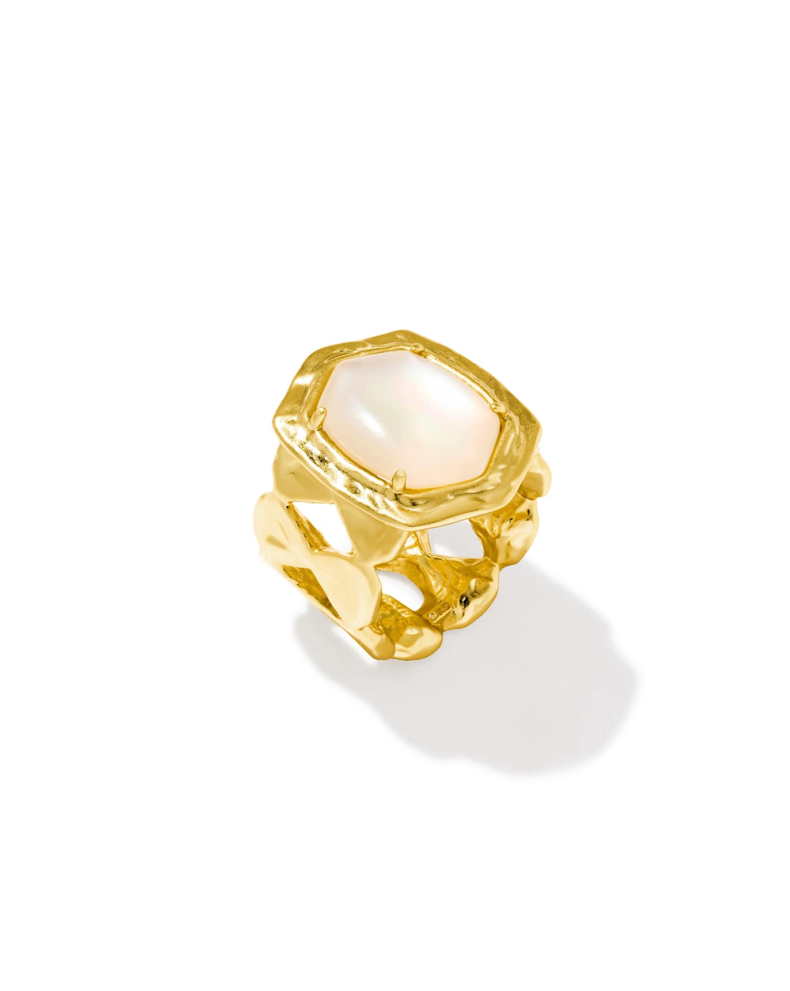 Tiger Striped Daphne Cocktail Ring