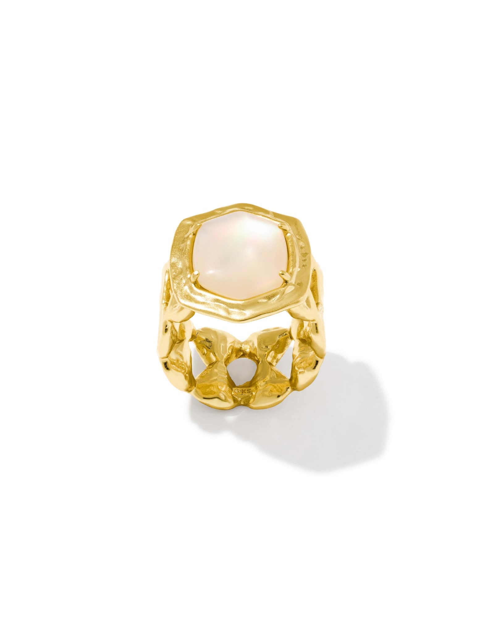 Tiger Striped Daphne Cocktail Ring