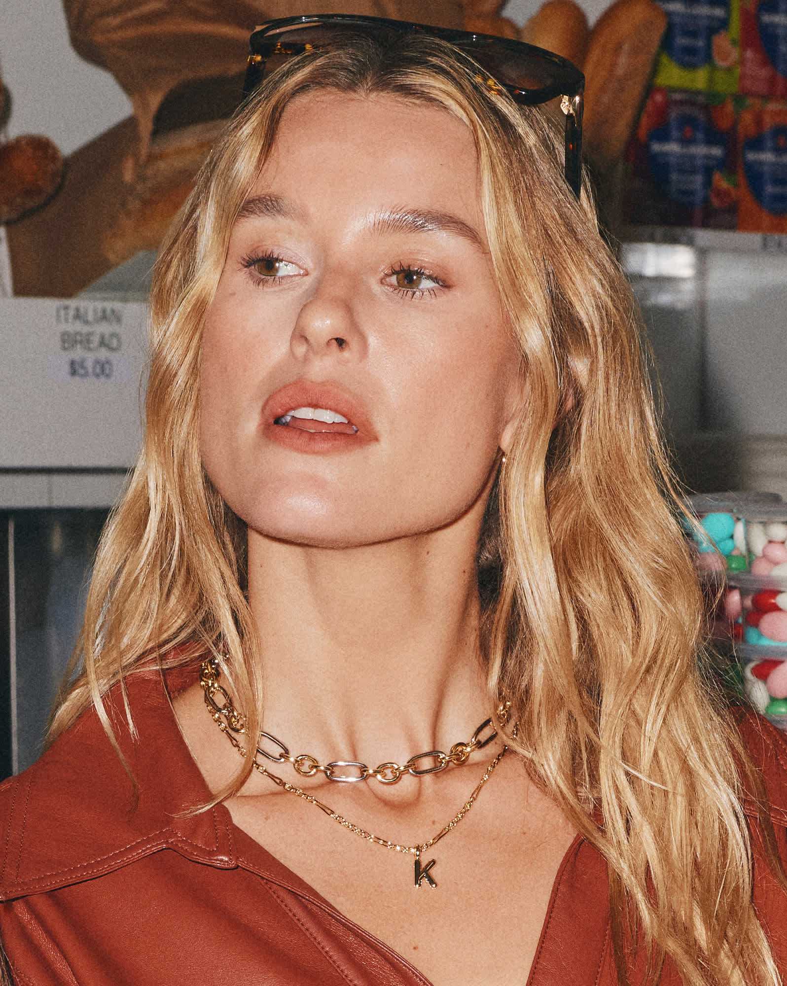 Embry Mixed Metal Link and Chain Necklace