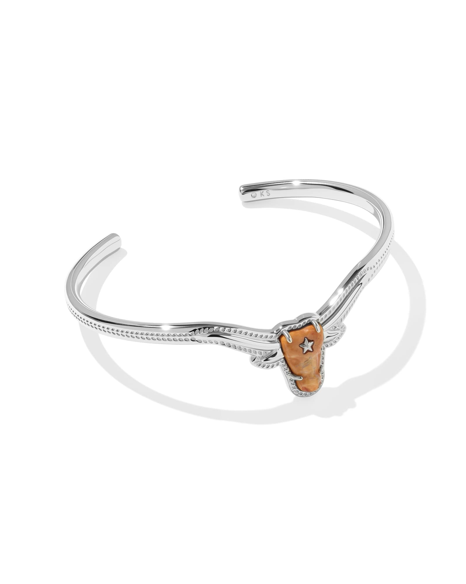 Longhorn Silver Cuff Bracelet
