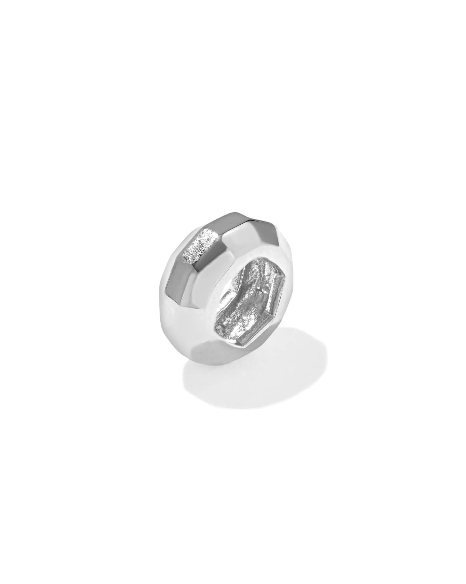Textured Sterling Silver Spacer Charm