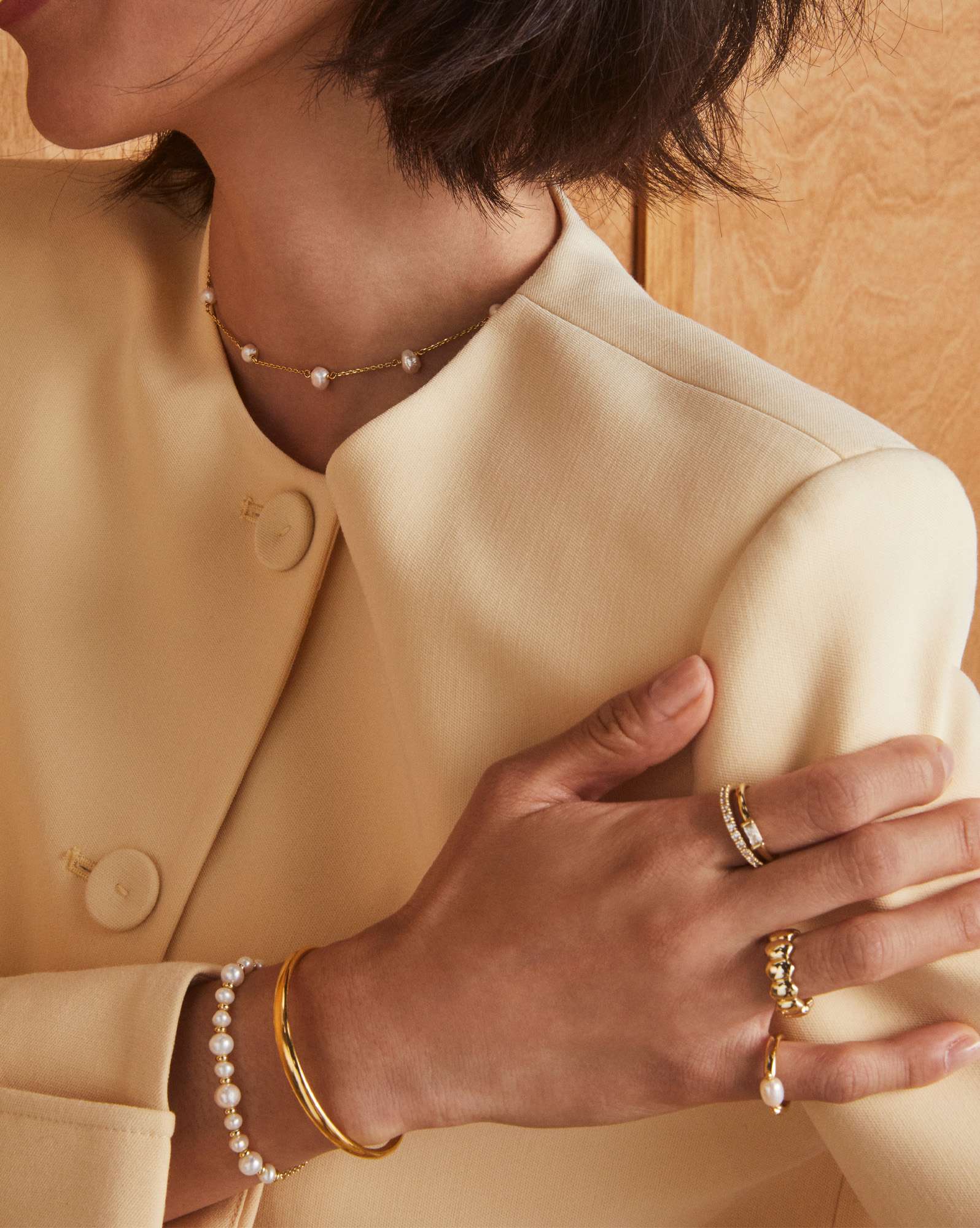 Jovie Beaded Delicate Chain Bracelet