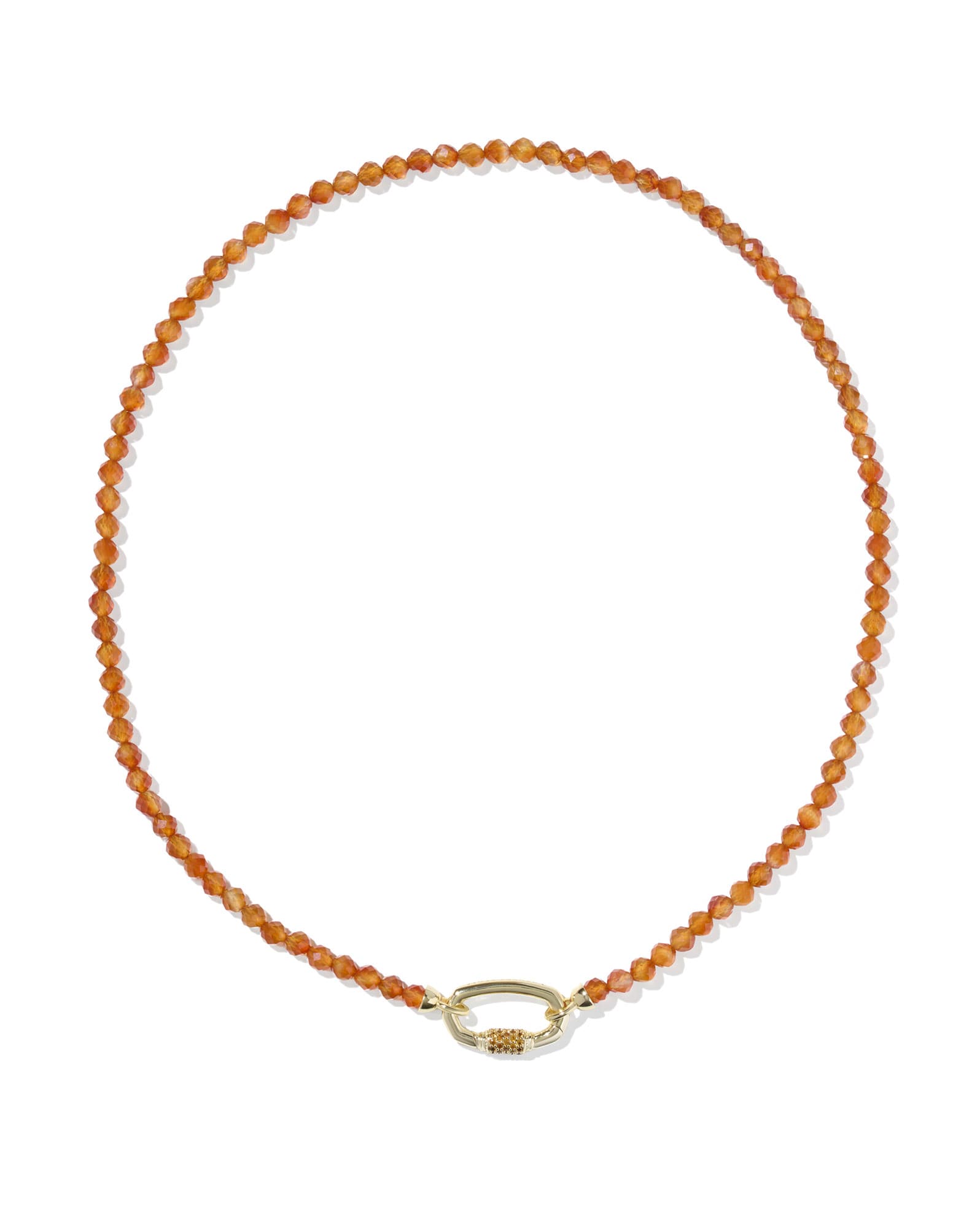 Emery Gold Beaded Strand Necklace