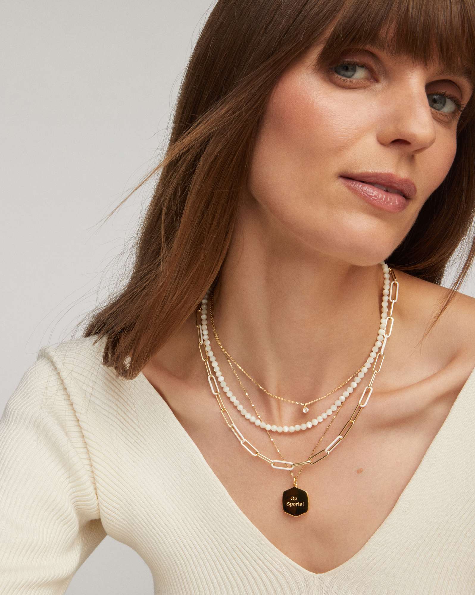 Ainsley Gold Convertible Chain Necklace