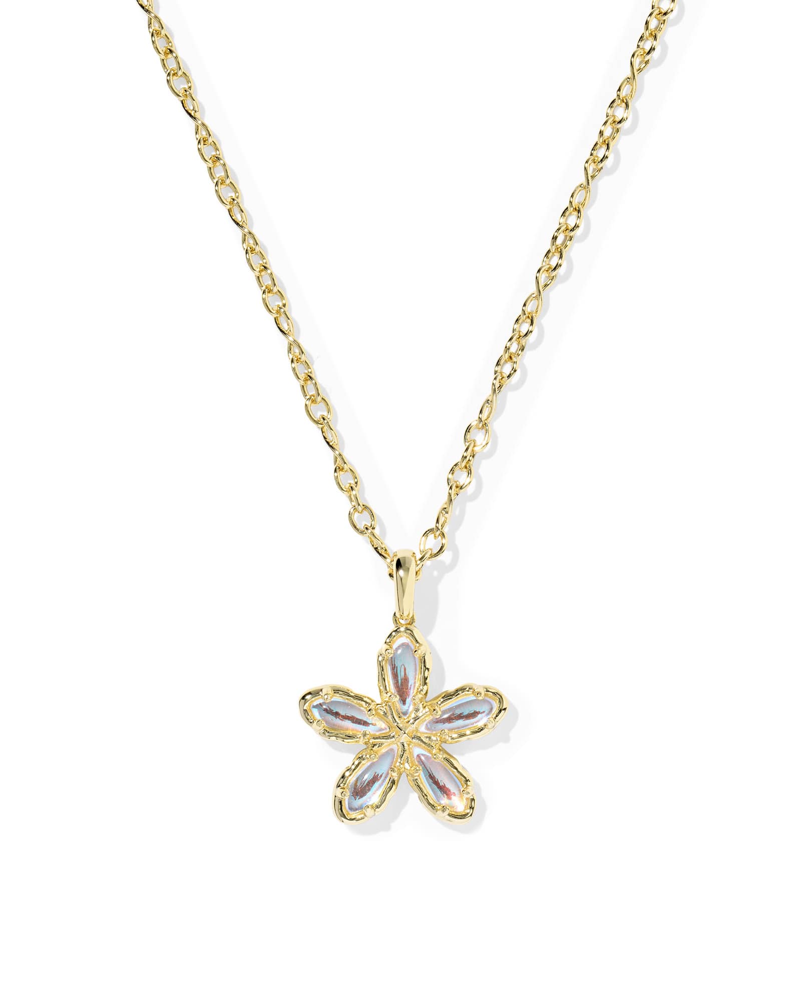 Kyla Flower Gold Pendant Necklace