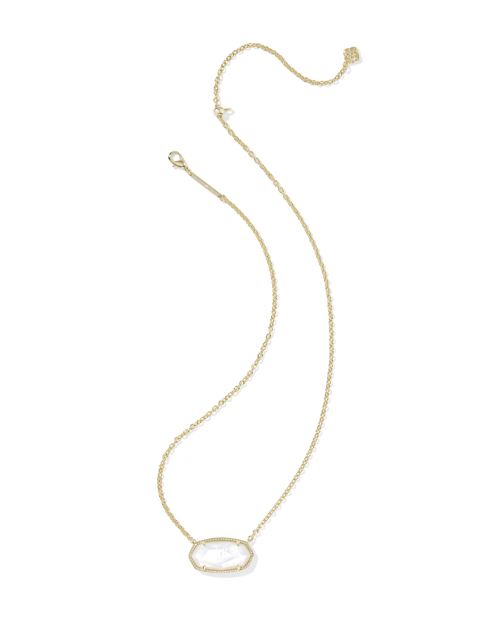 Elisa Gold Statement Short Pendant Necklace