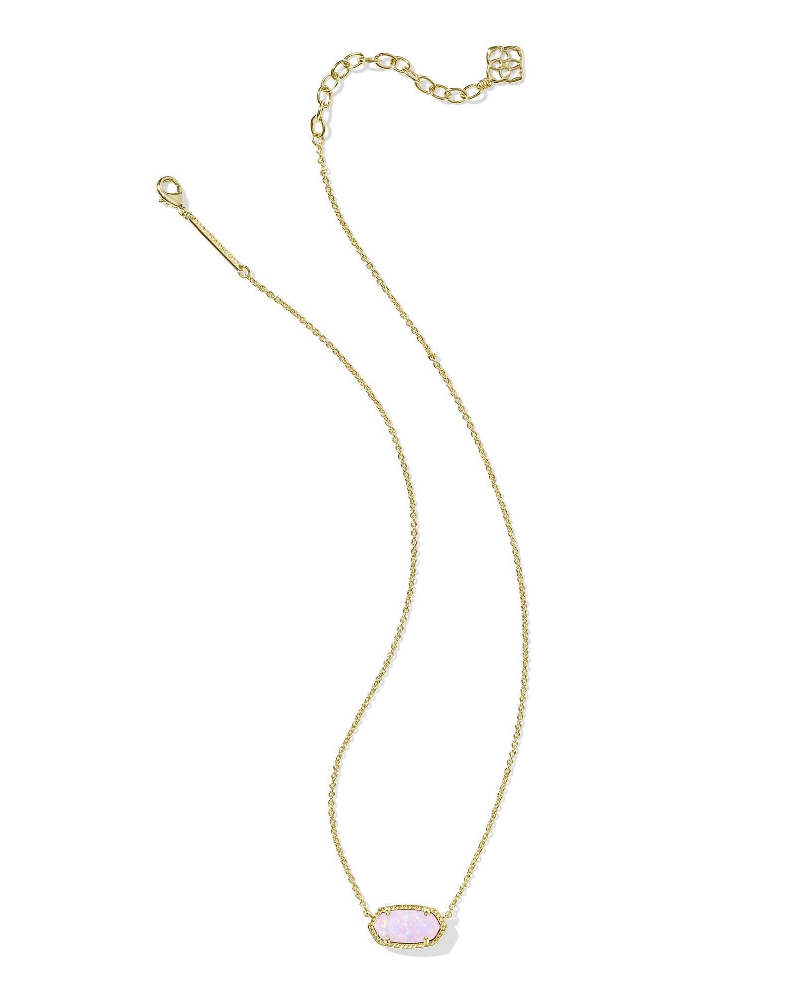 Elisa Gold Short Pendant Necklace
