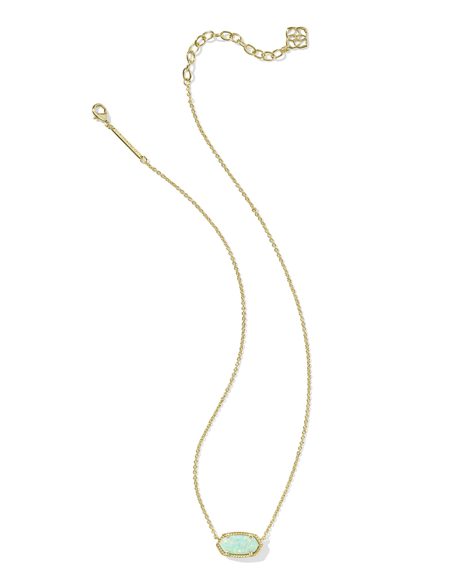 Elisa Gold Short Pendant Necklace