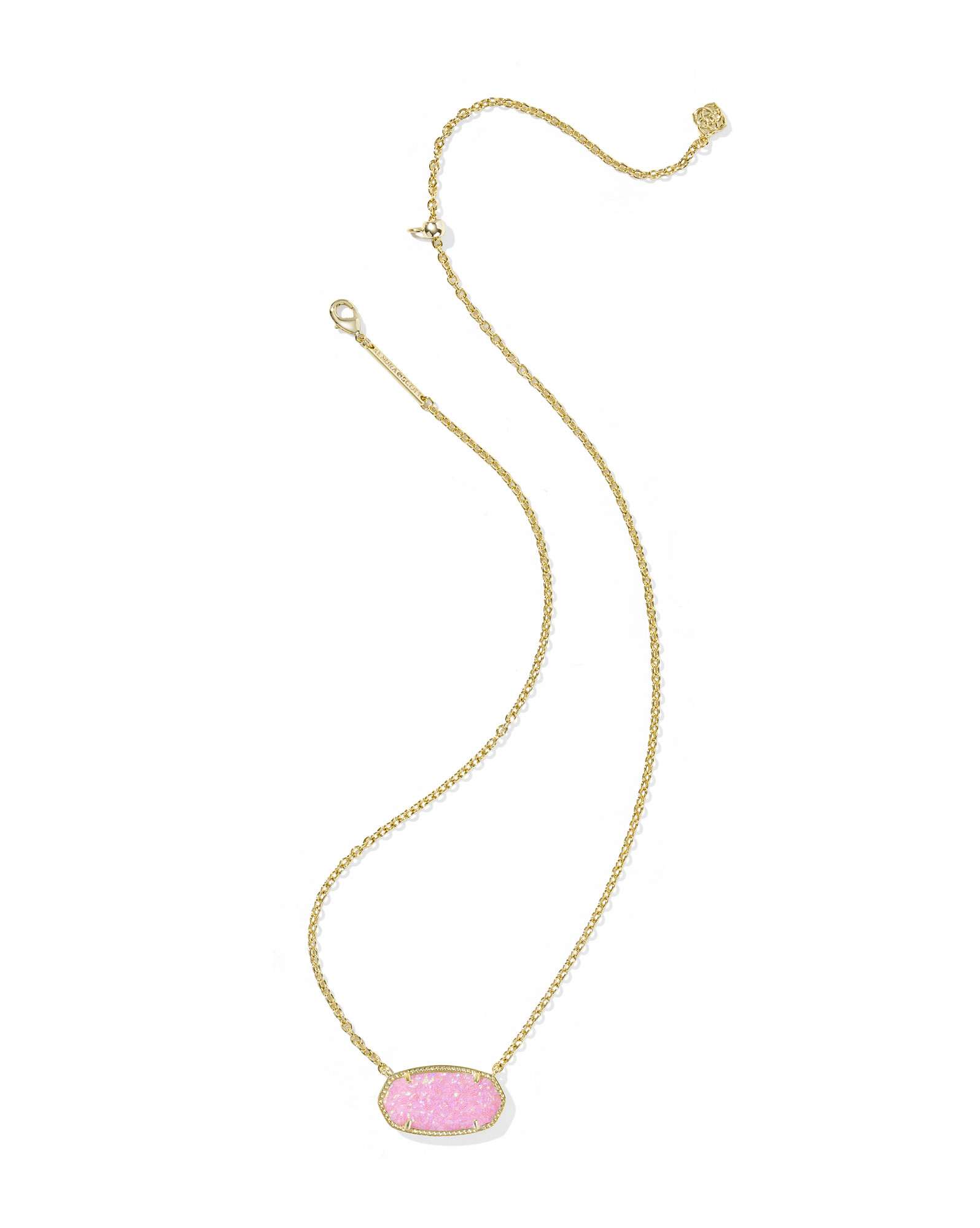 Elisa Gold Statement Short Pendant Necklace