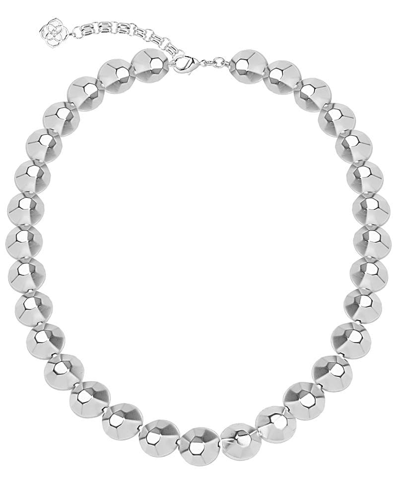VANNA NECKLACE RHOD METAL