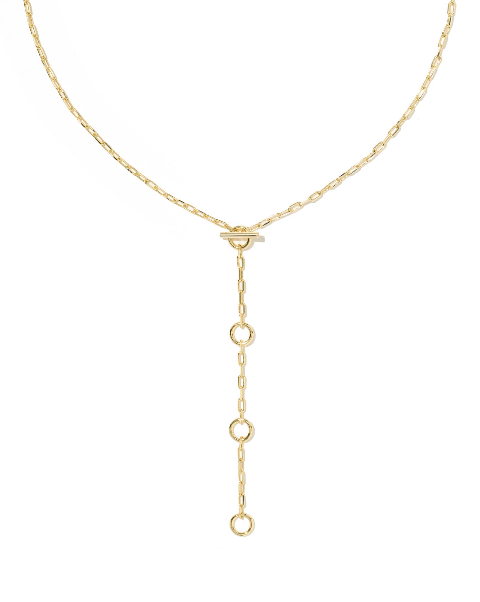 Andi Gold Y Necklace