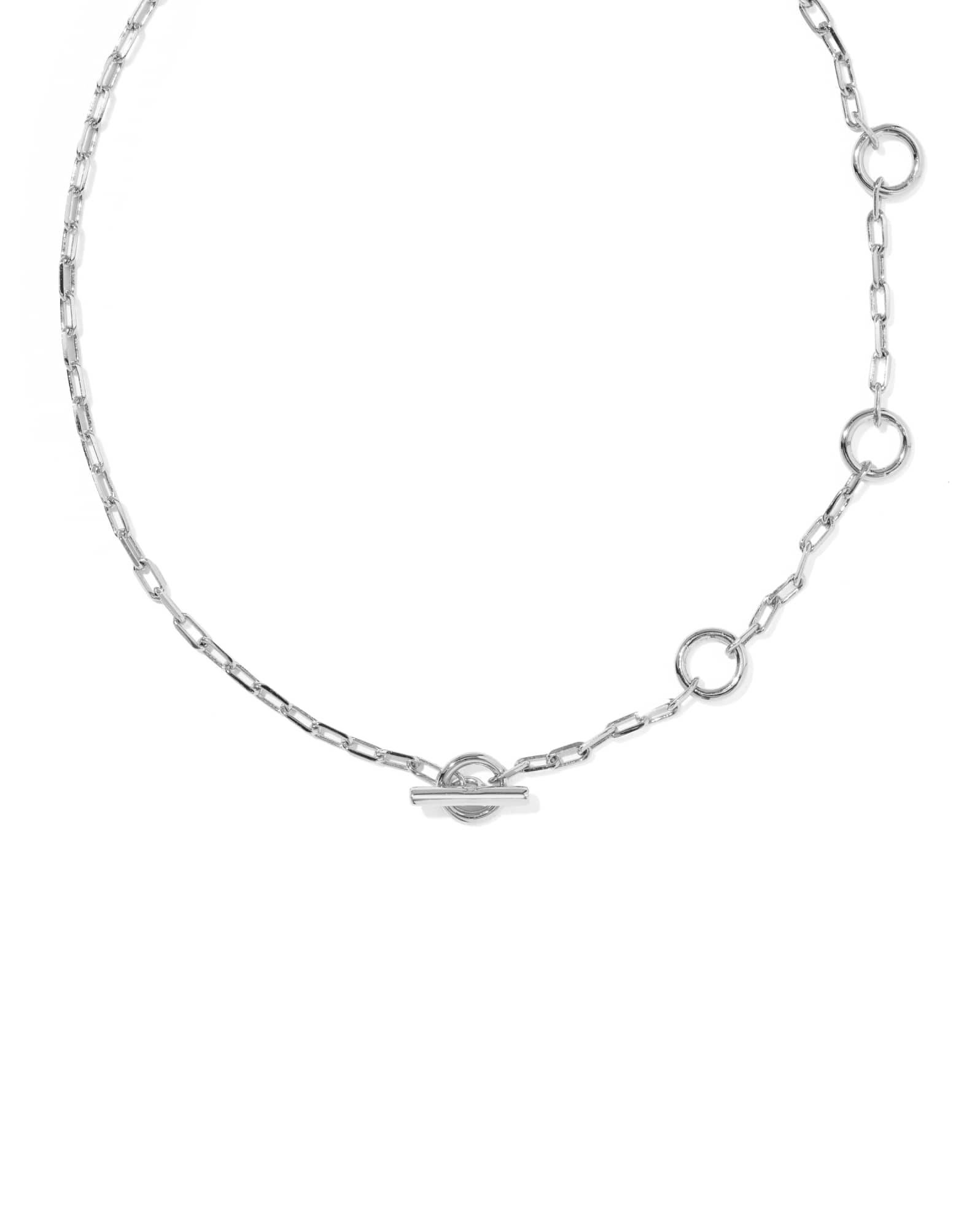 Andi Silver Y Necklace