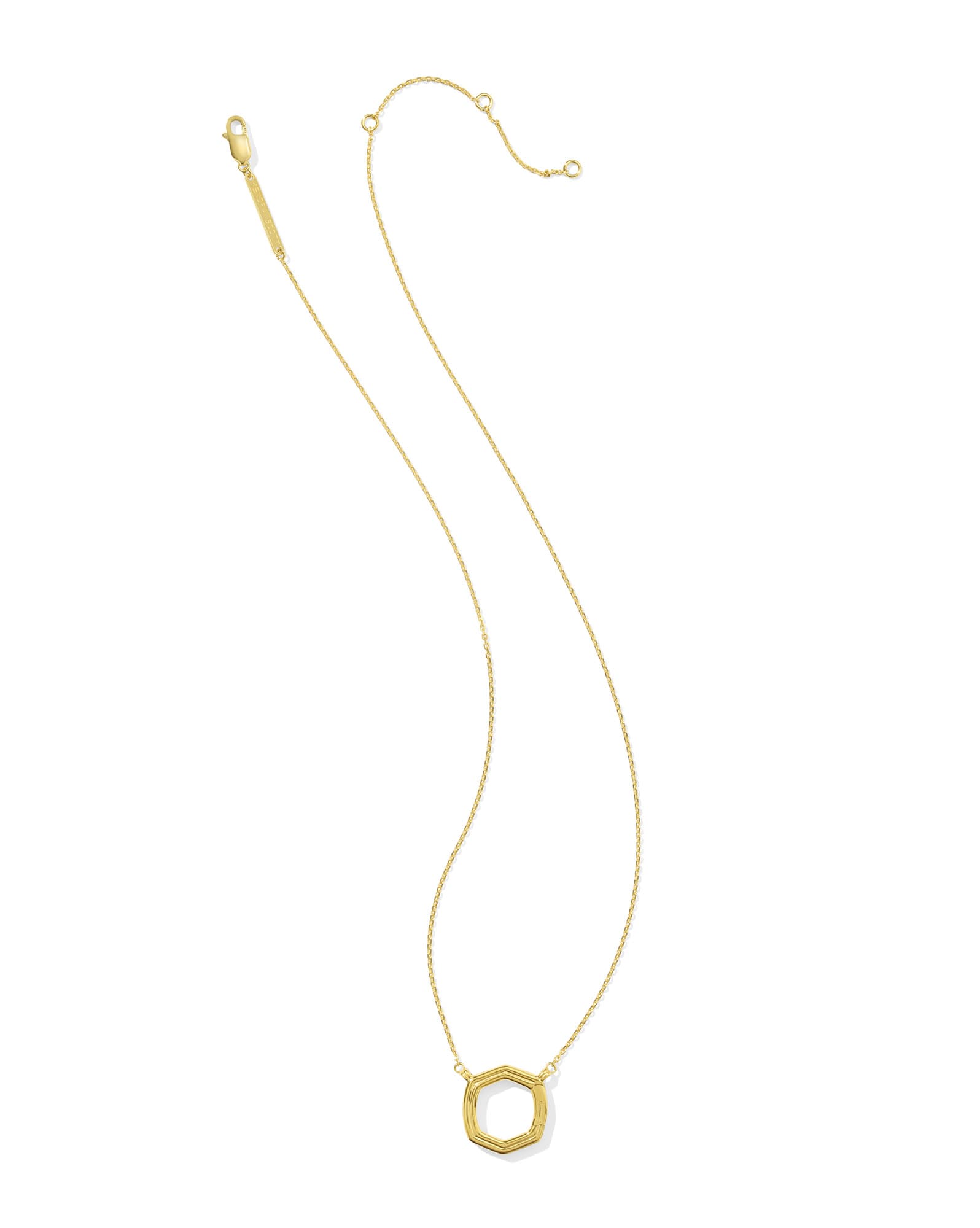 Davie Ridged Chain Necklace in 18k Gold Vermeil