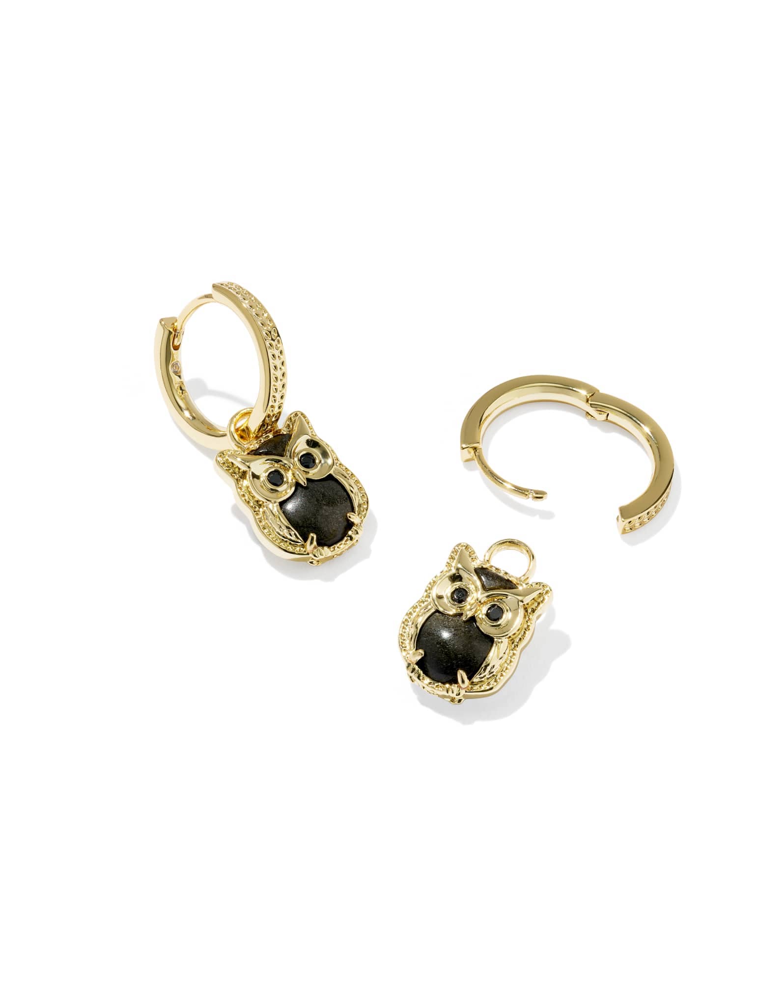 Owl Convertible Huggie Earrings