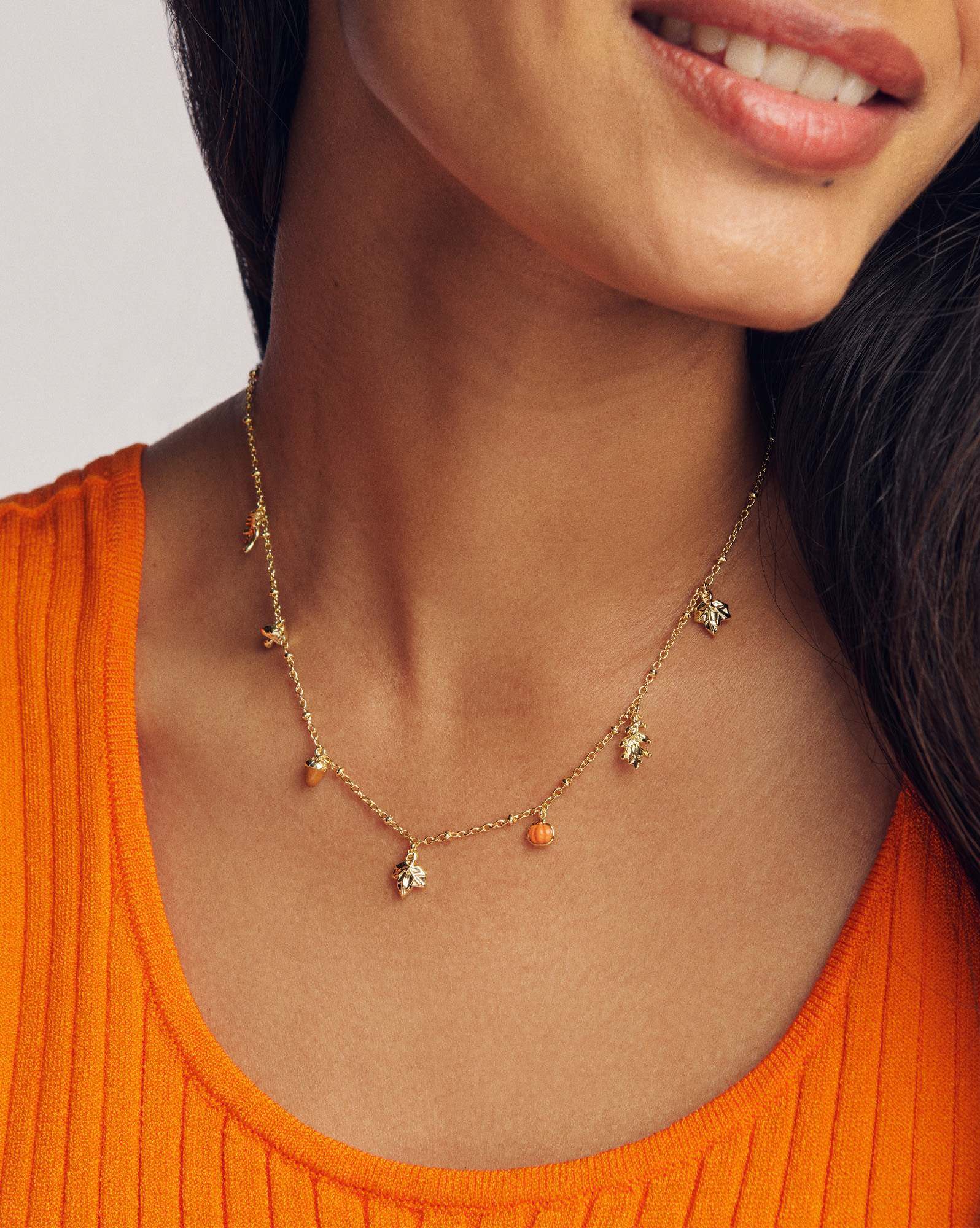 Autumn Charm Necklace