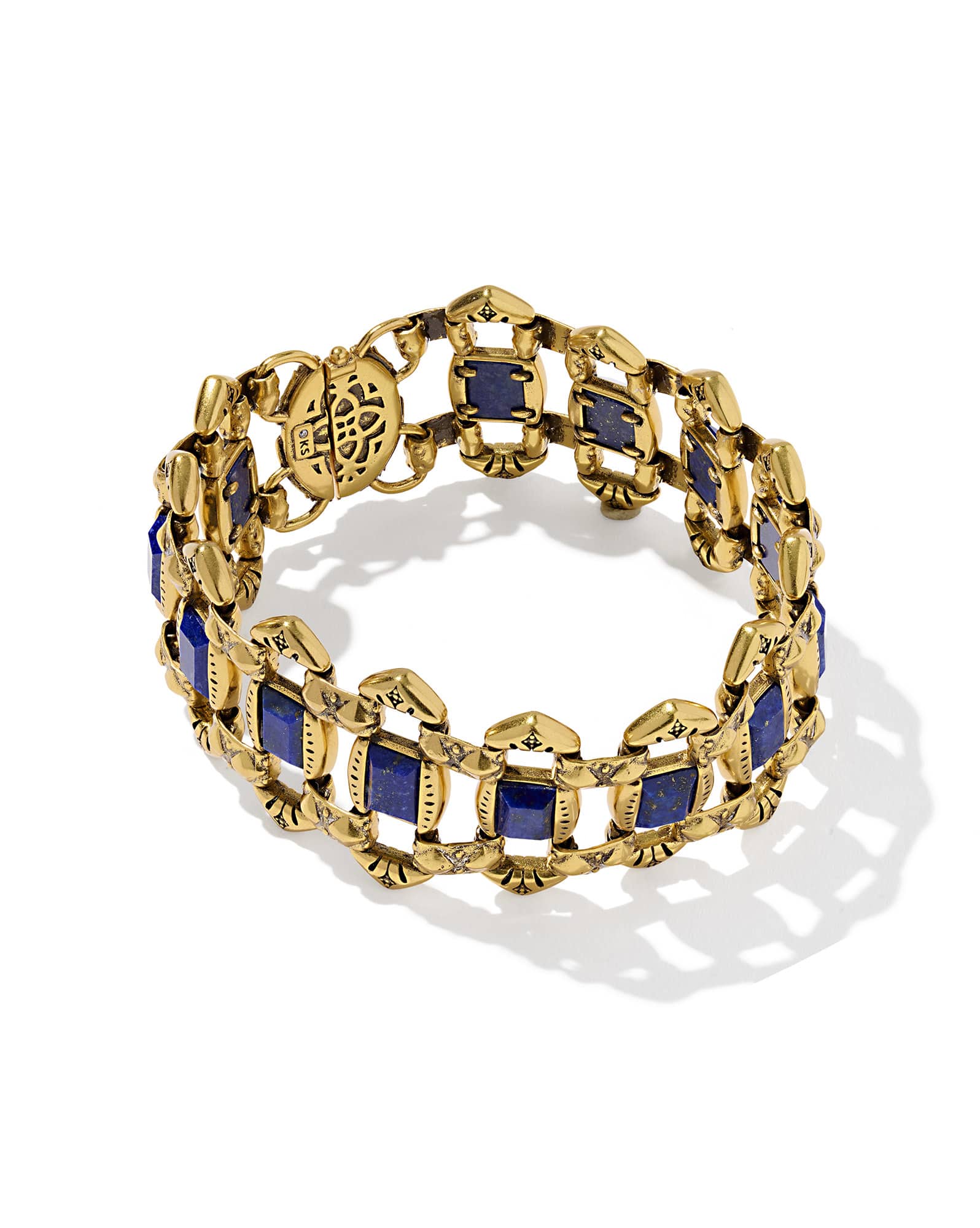 Catherine Vintage Gold Statement Bracelet