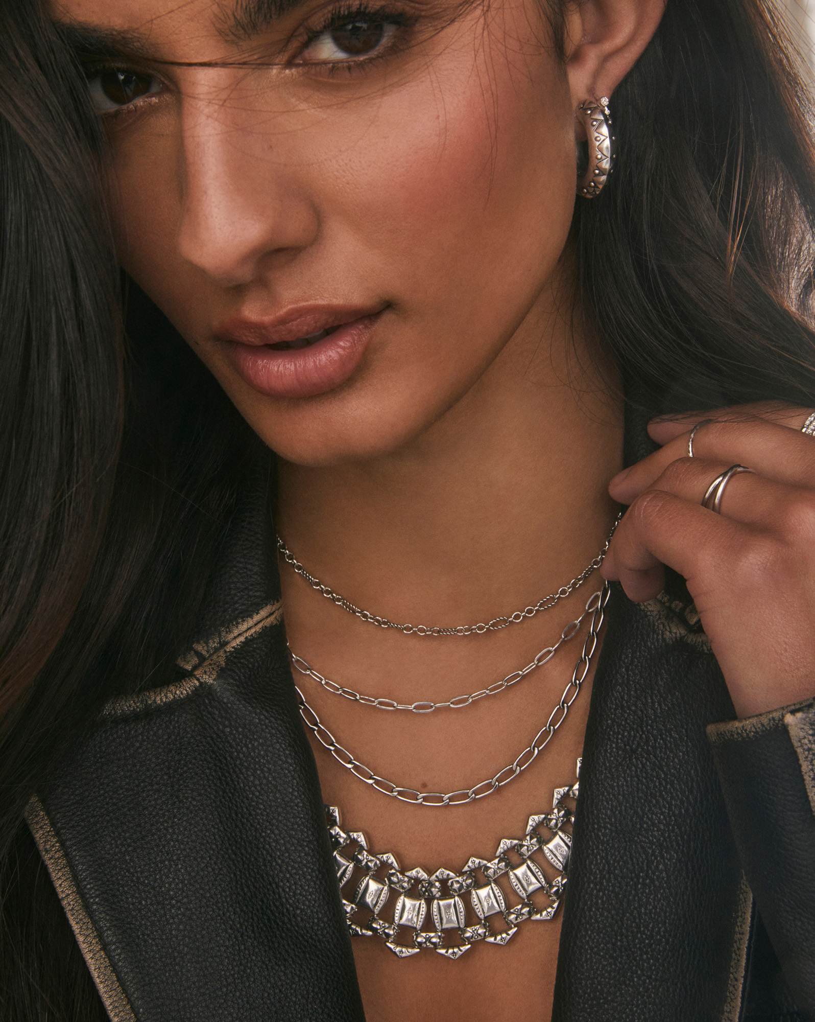 Small Paperclip Chain Necklace in Sterling Silver