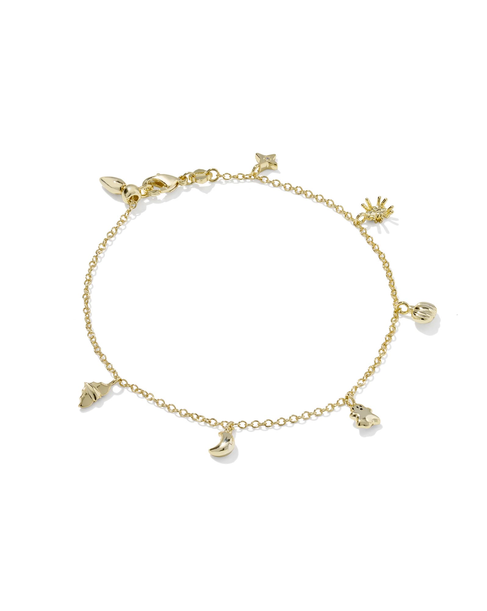 Halloween Gold Delicate Chain Bracelet