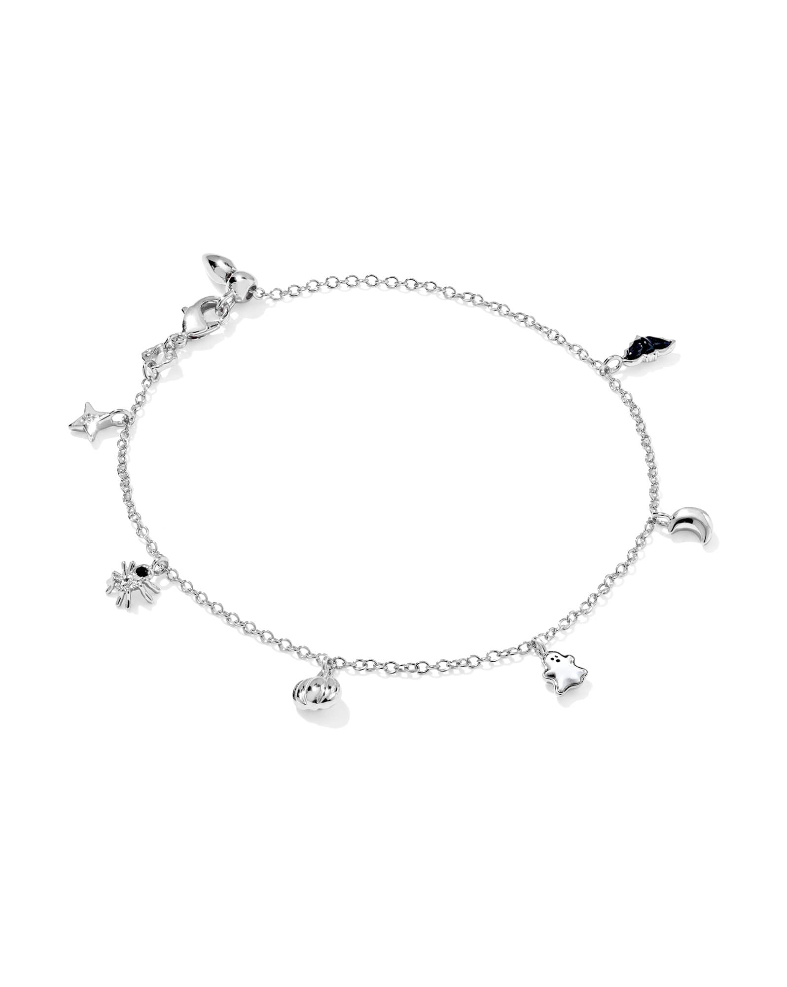 Halloween Silver Delicate Chain Bracelet