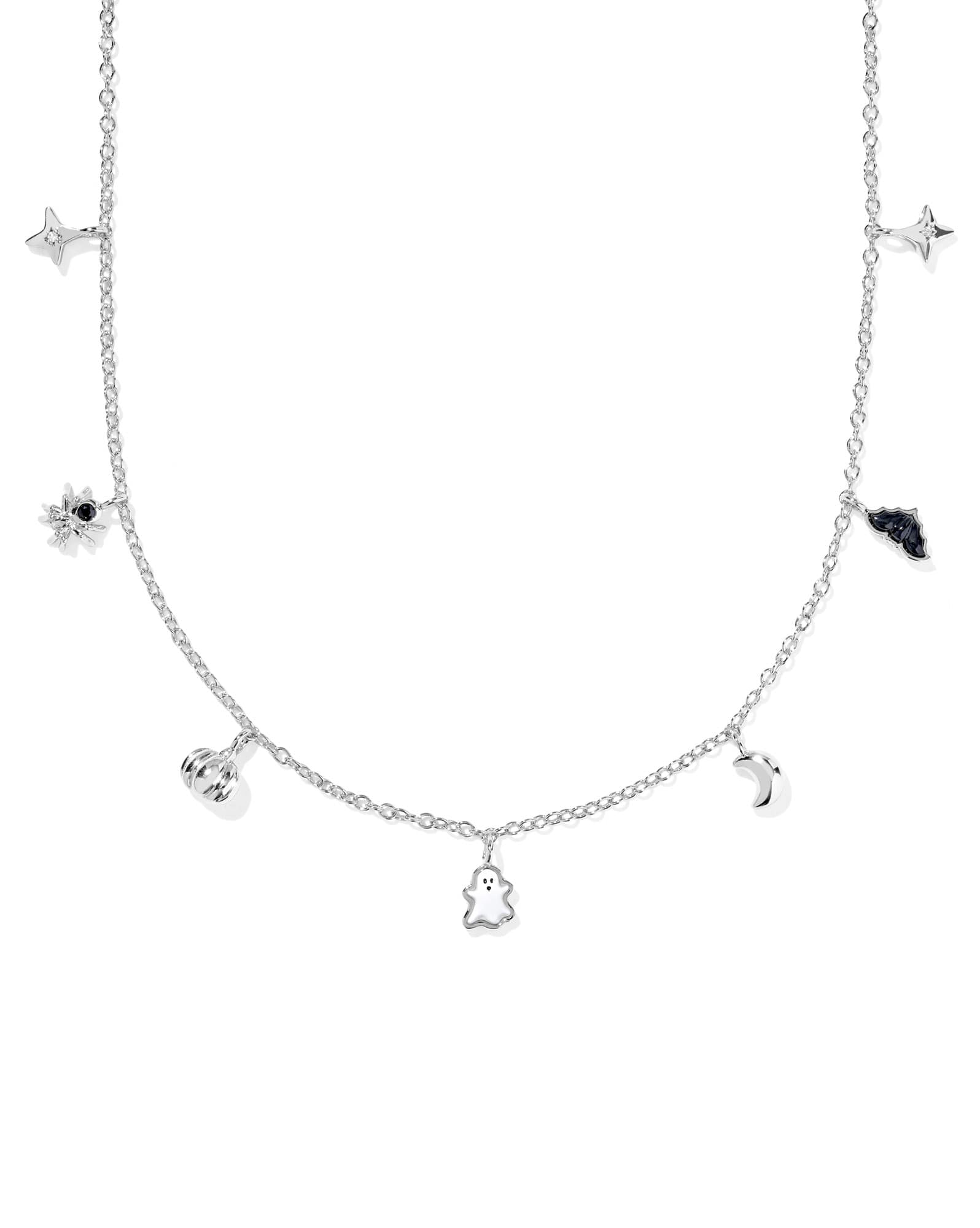 Halloween Silver Strand Necklace