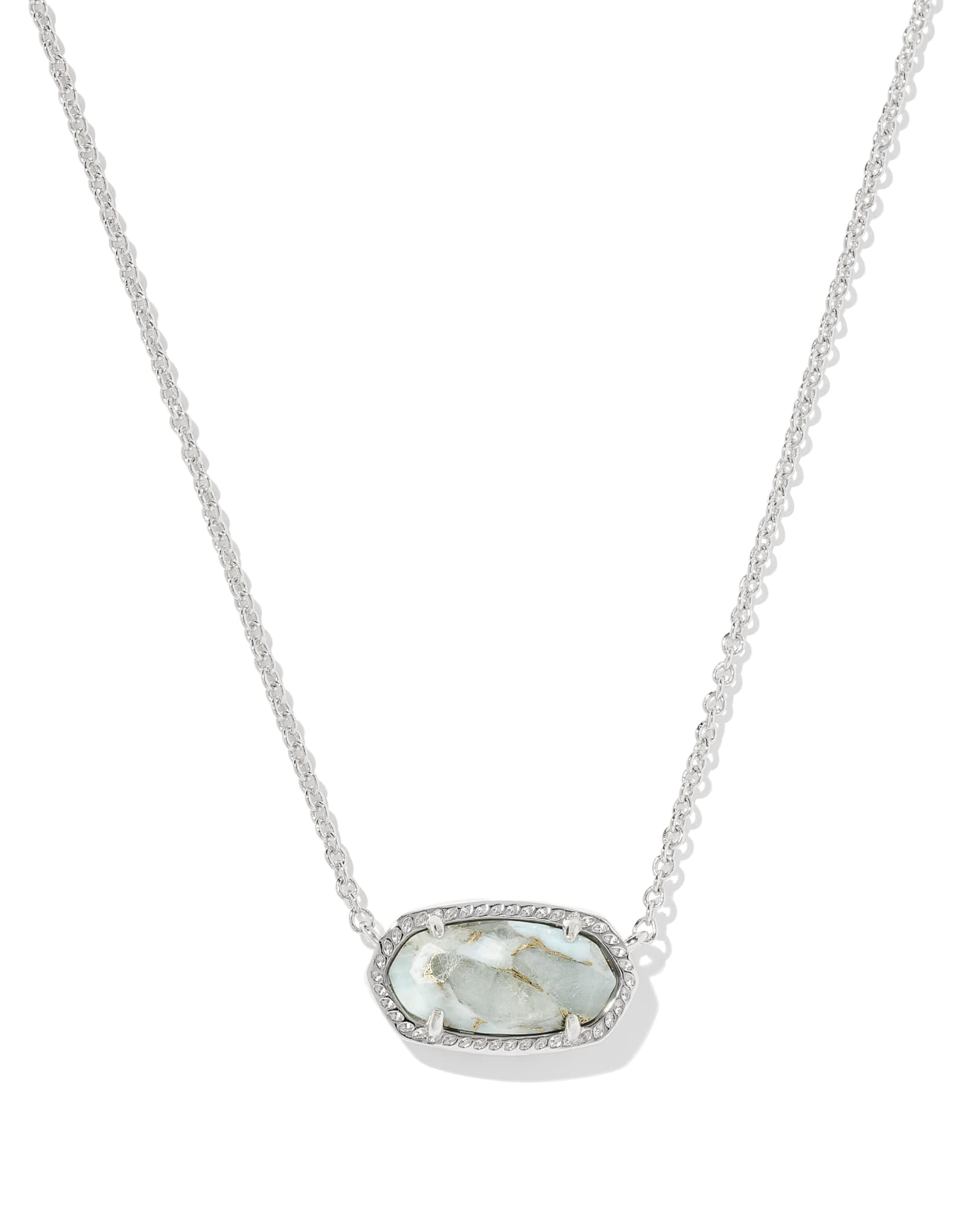 Elisa Silver Pendant Necklace