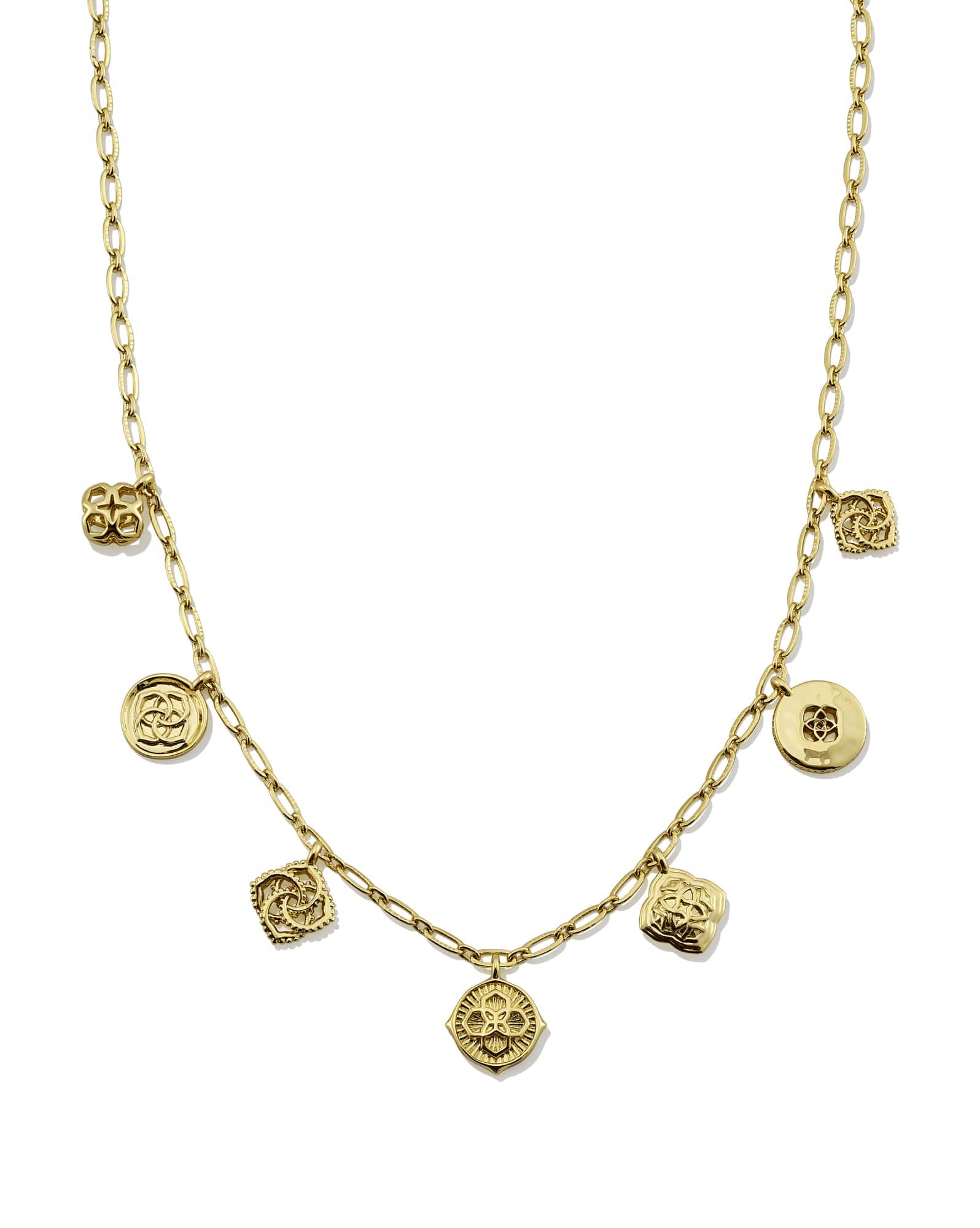 Dira Gold Charm Necklace