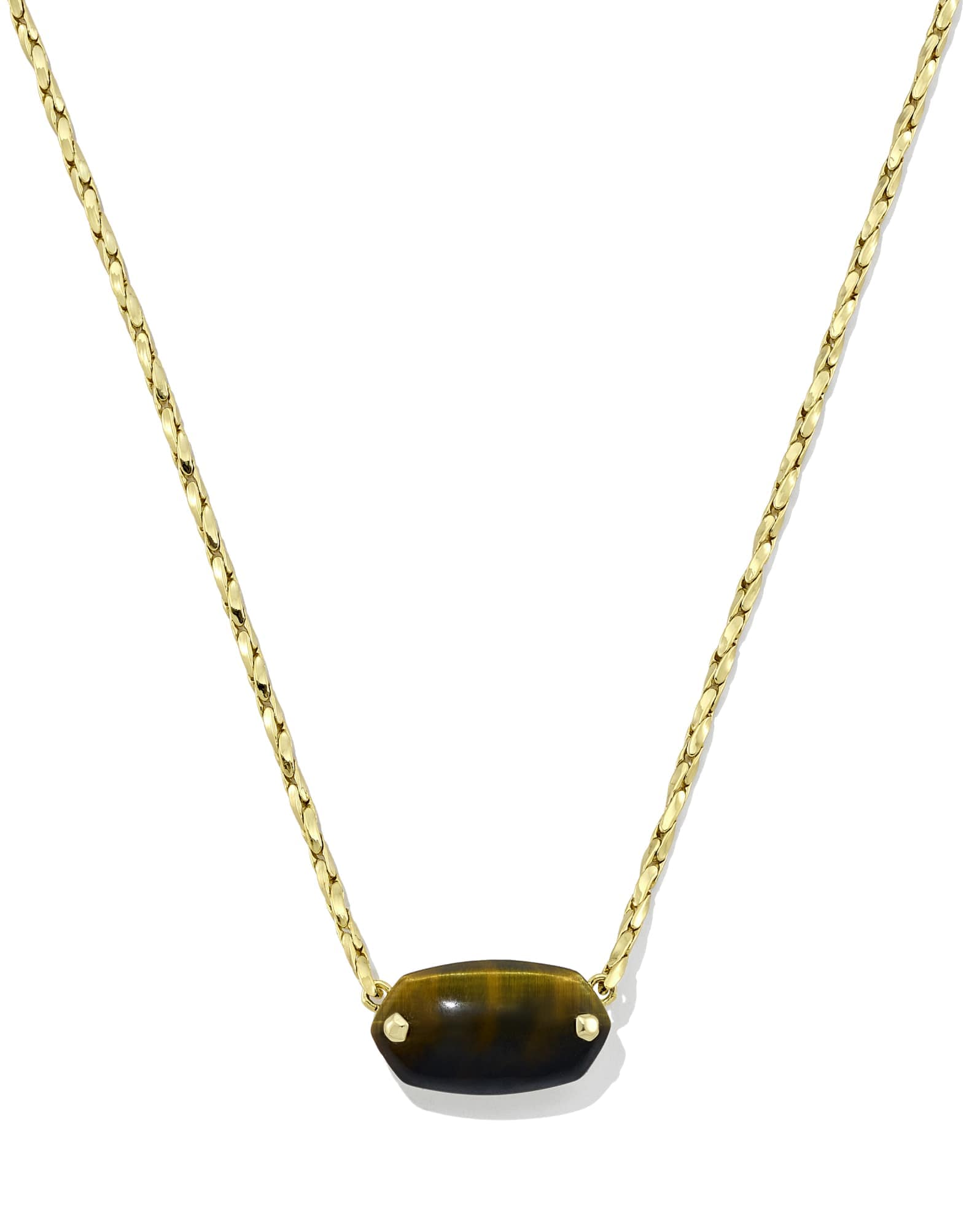Elisa Riveted Short Pendant Necklace