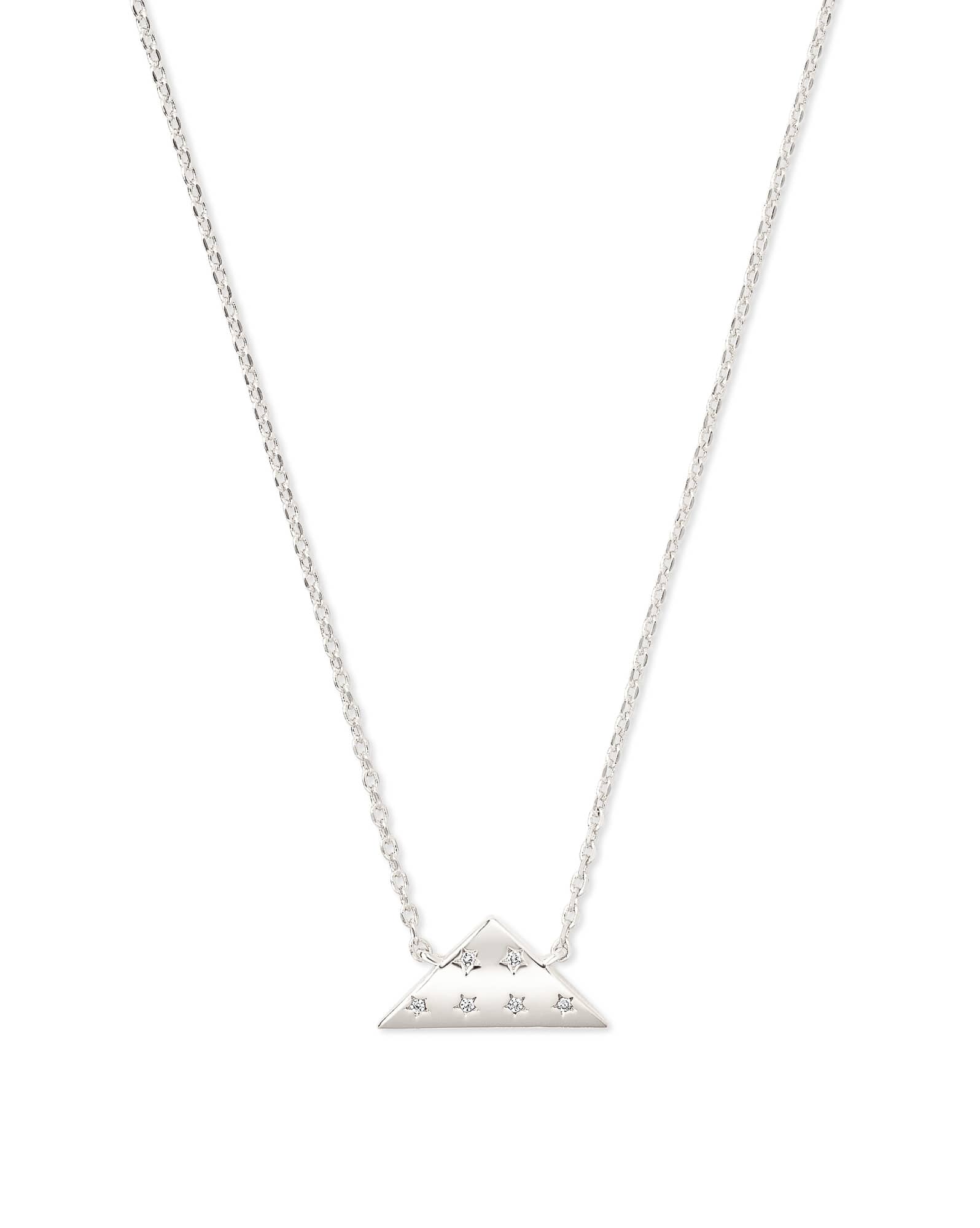 Folds of Honor Pendant Necklace in Silver