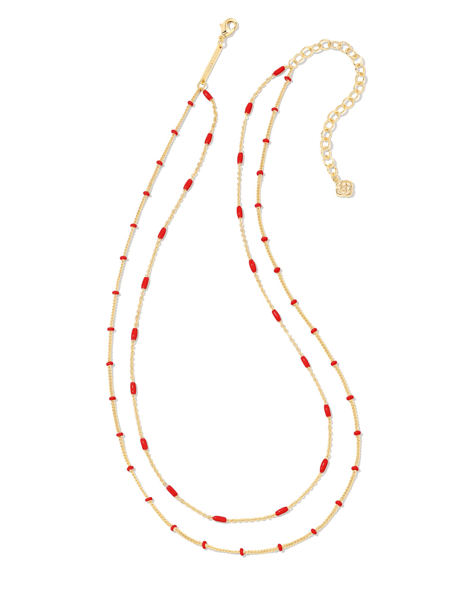 Dottie Multi Strand Necklace in Gold