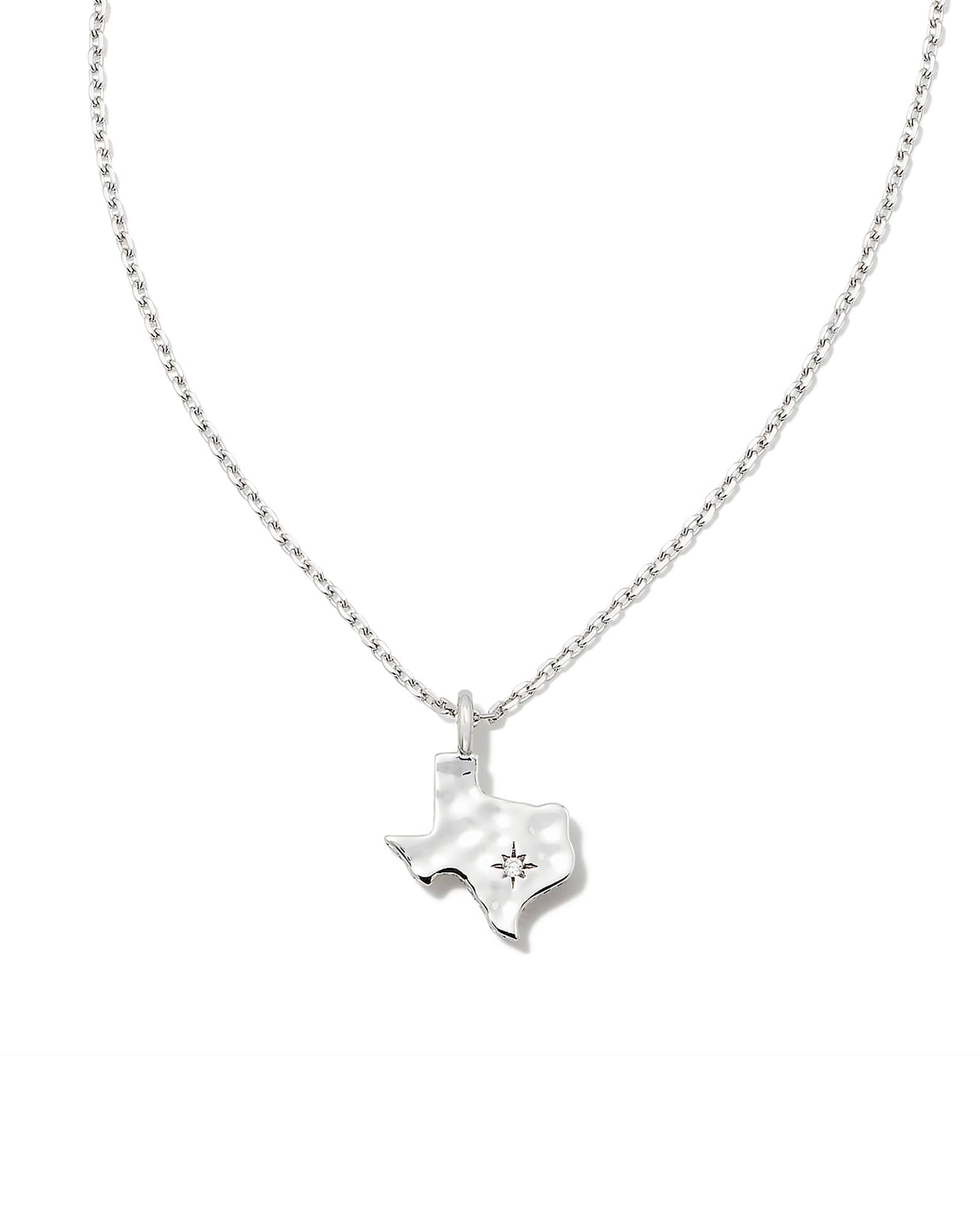 Texas Short Pendant Necklace in Gold