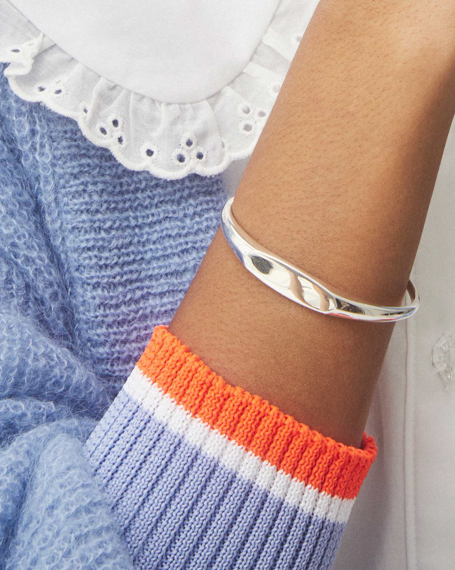 Teresa Cuff Bracelet in Sterling Silver