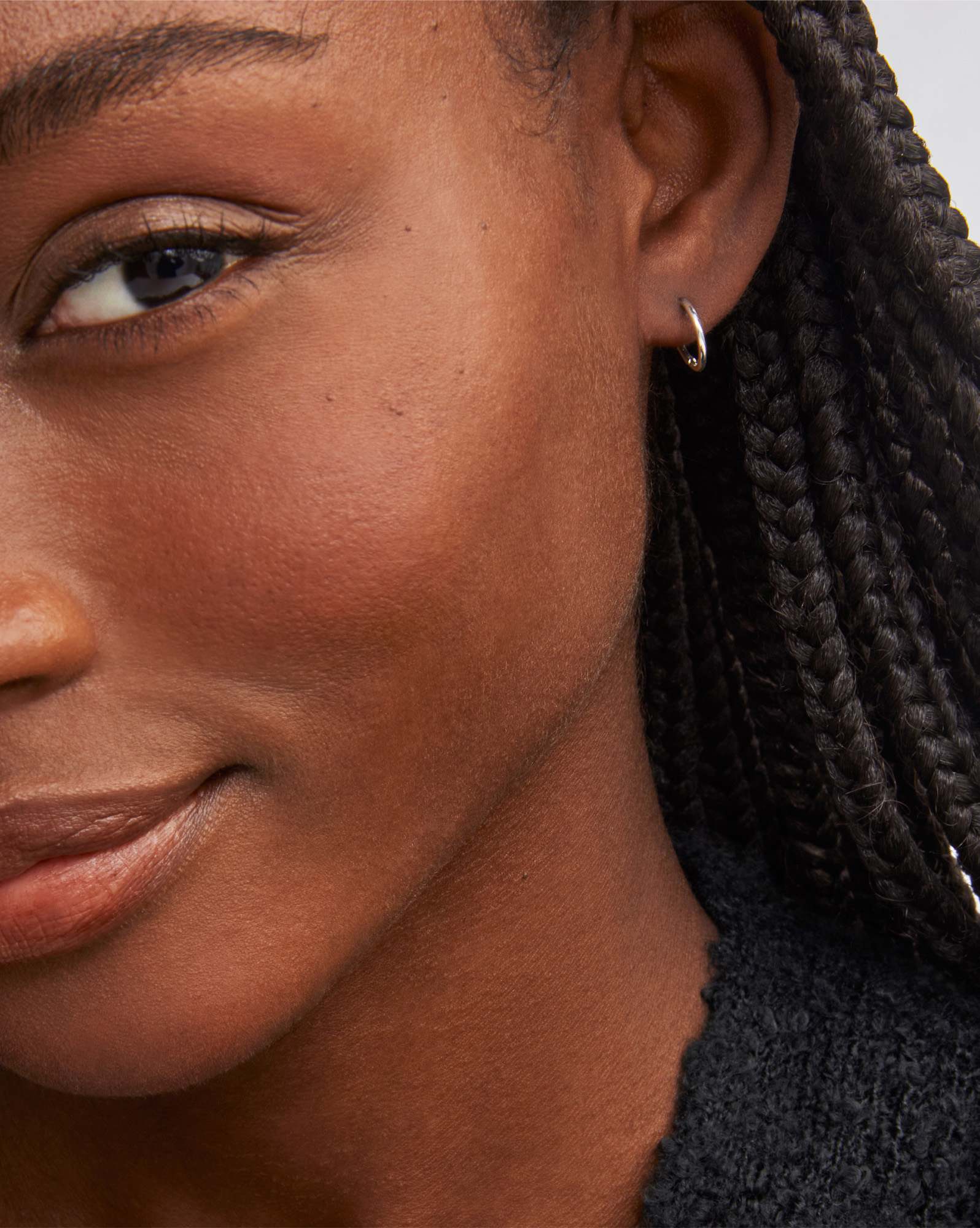 Keeley 10mm Huggie Earrings in Sterling Silver