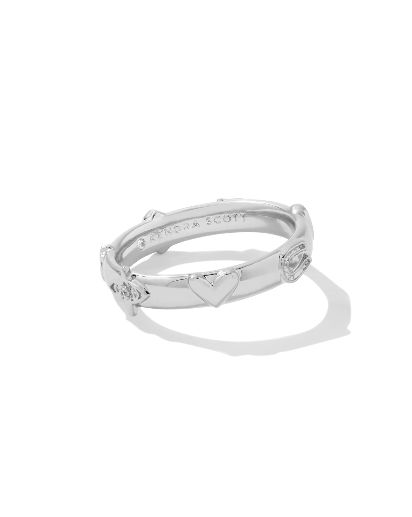 Beatrix Band Ring in Silver