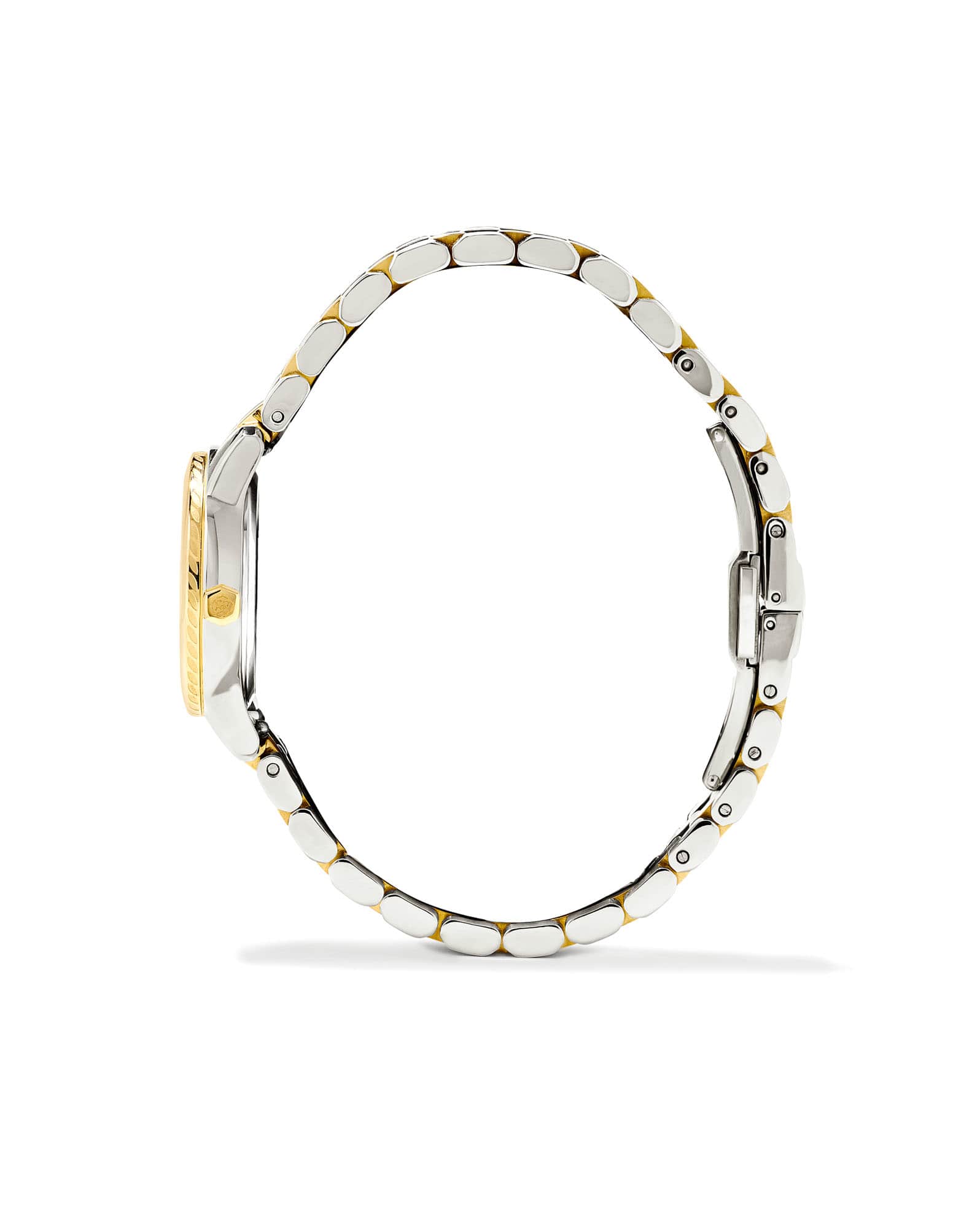 Alex Two Tone Stainless Steel 28mm Watch in Ivory Mother-of-Pearl