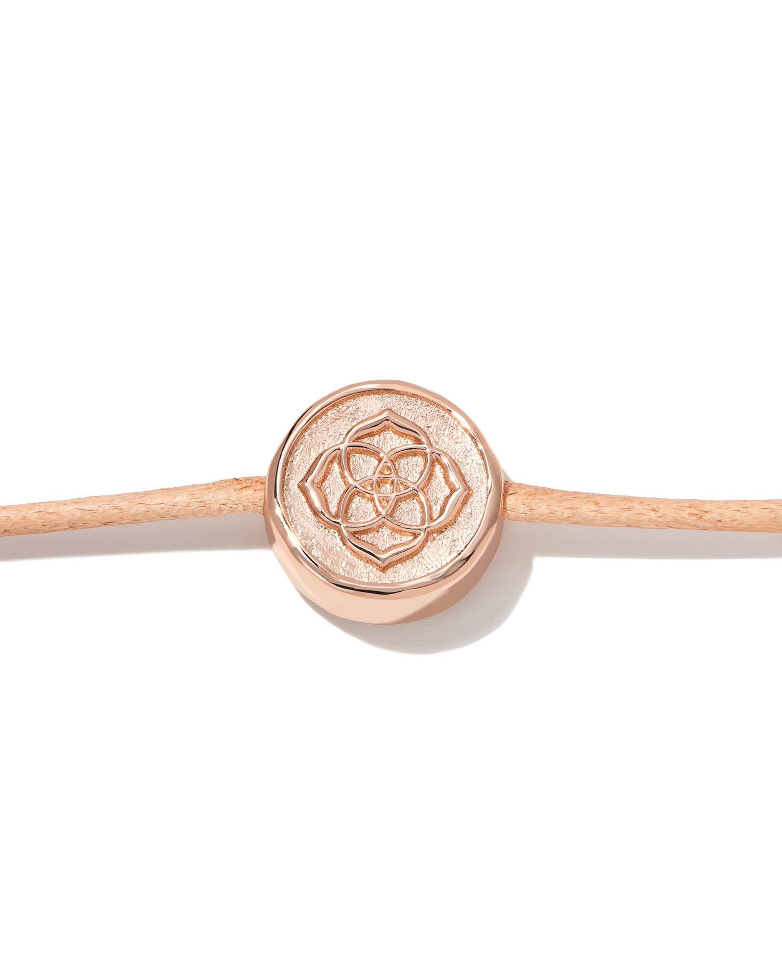 Stamped Dira Rose Gold Bracelet in Golden Abalone