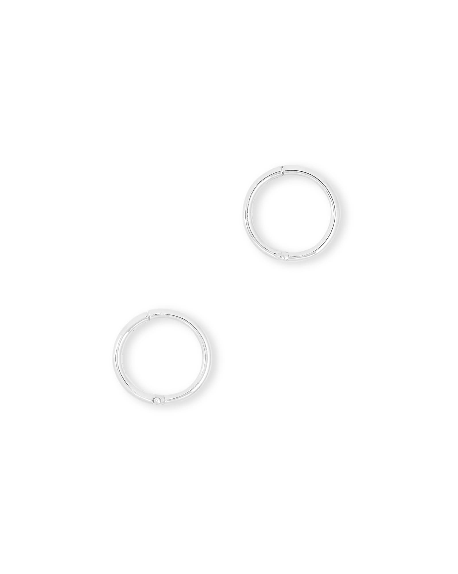 Keeley 10mm Huggie Earrings in Sterling Silver