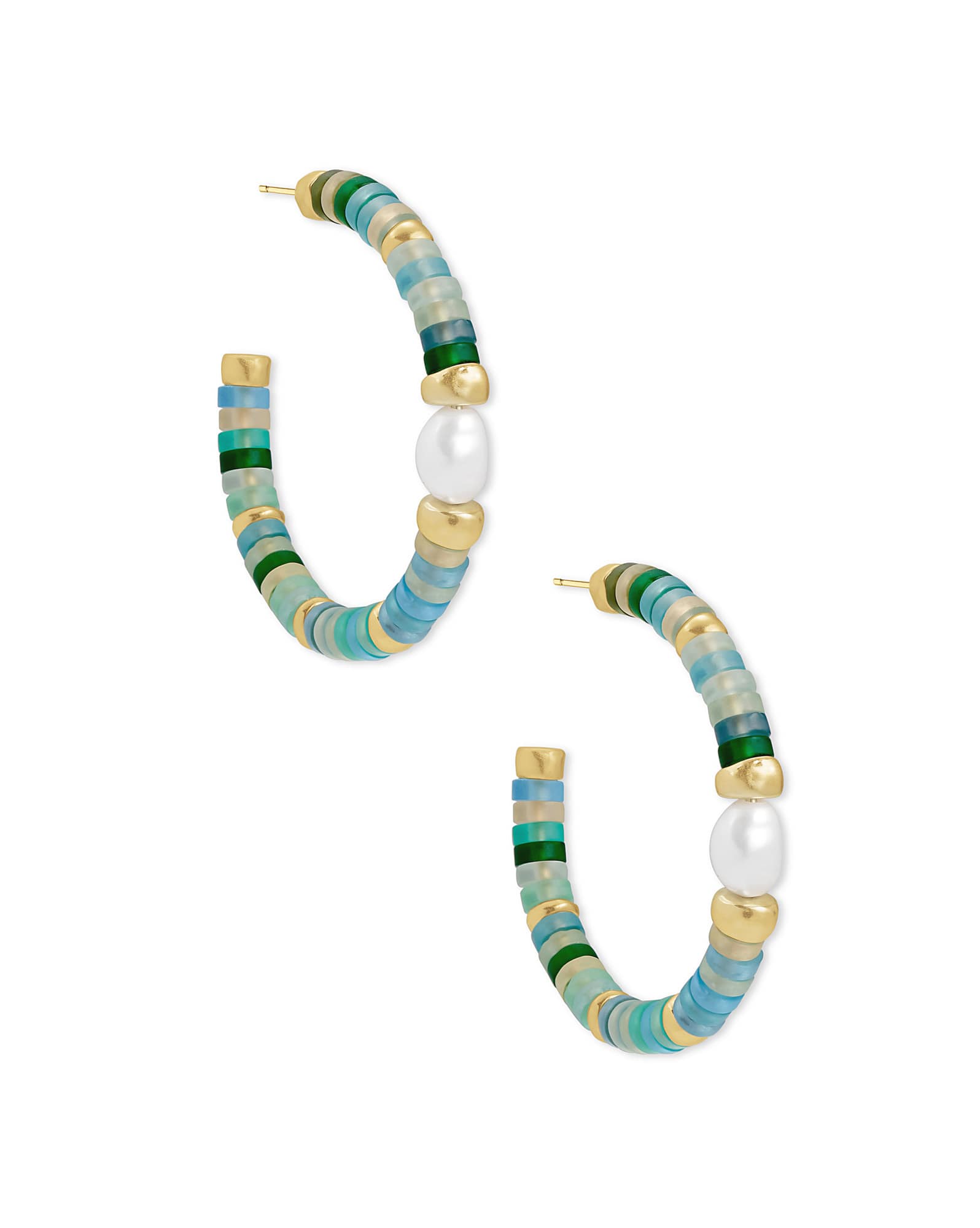 Lila Hoop Earrings