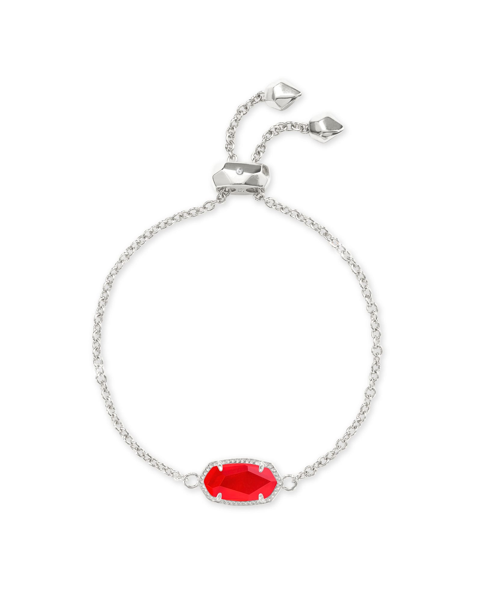 Elaina Adjustable Chain Bracelet in Silver