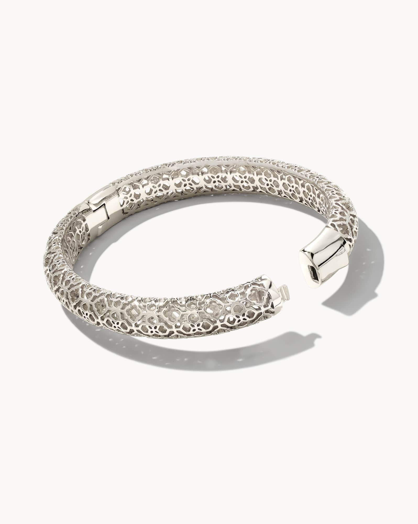 Abbie Bangle Bracelet in Silver