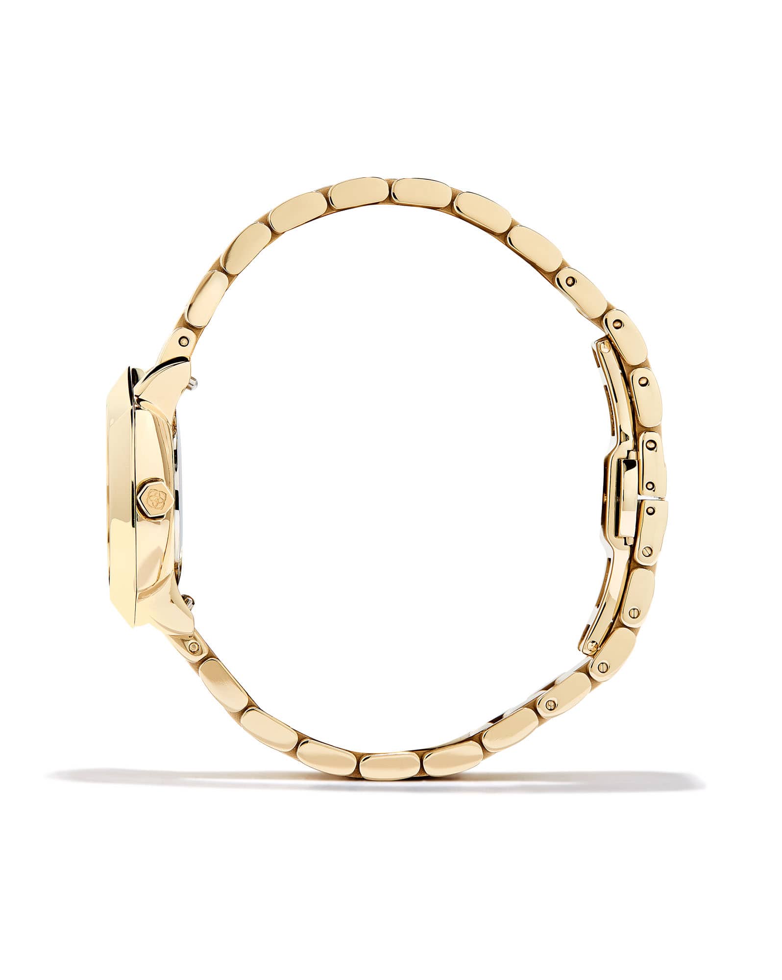 Dira Gold Tone Stainless Steel 28mm Watch in Green Malachite