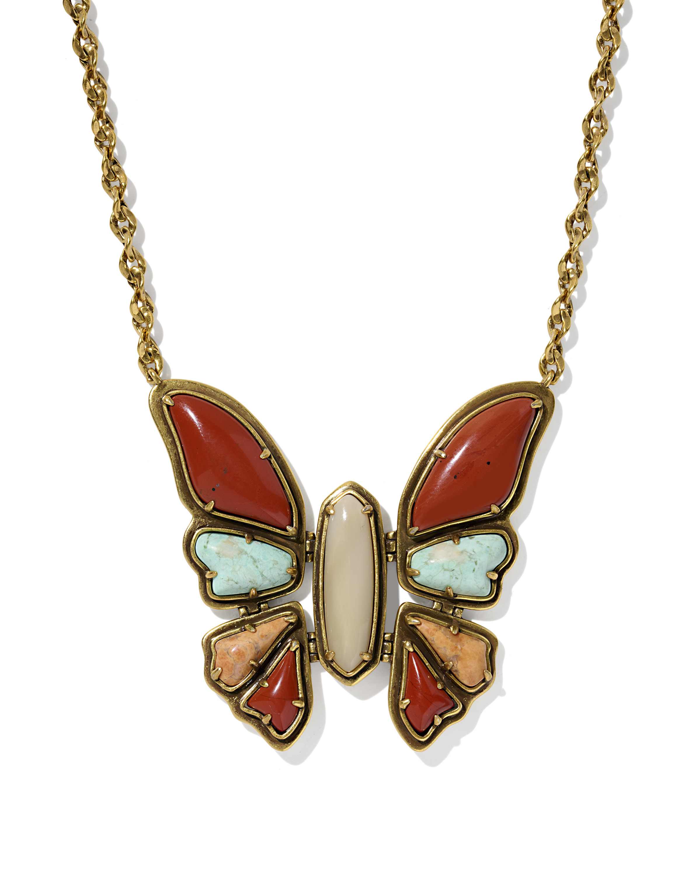 Ember Butterfly Statement Necklace
