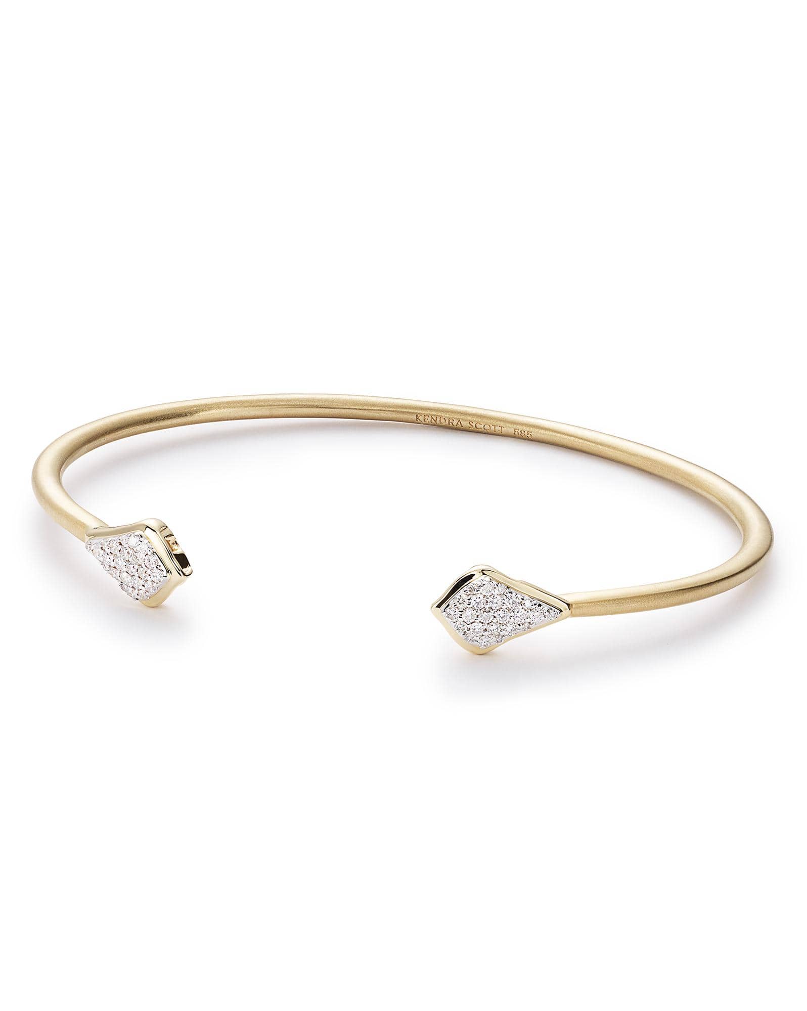Alexi Pinch Bracelet in Pave Diamonds