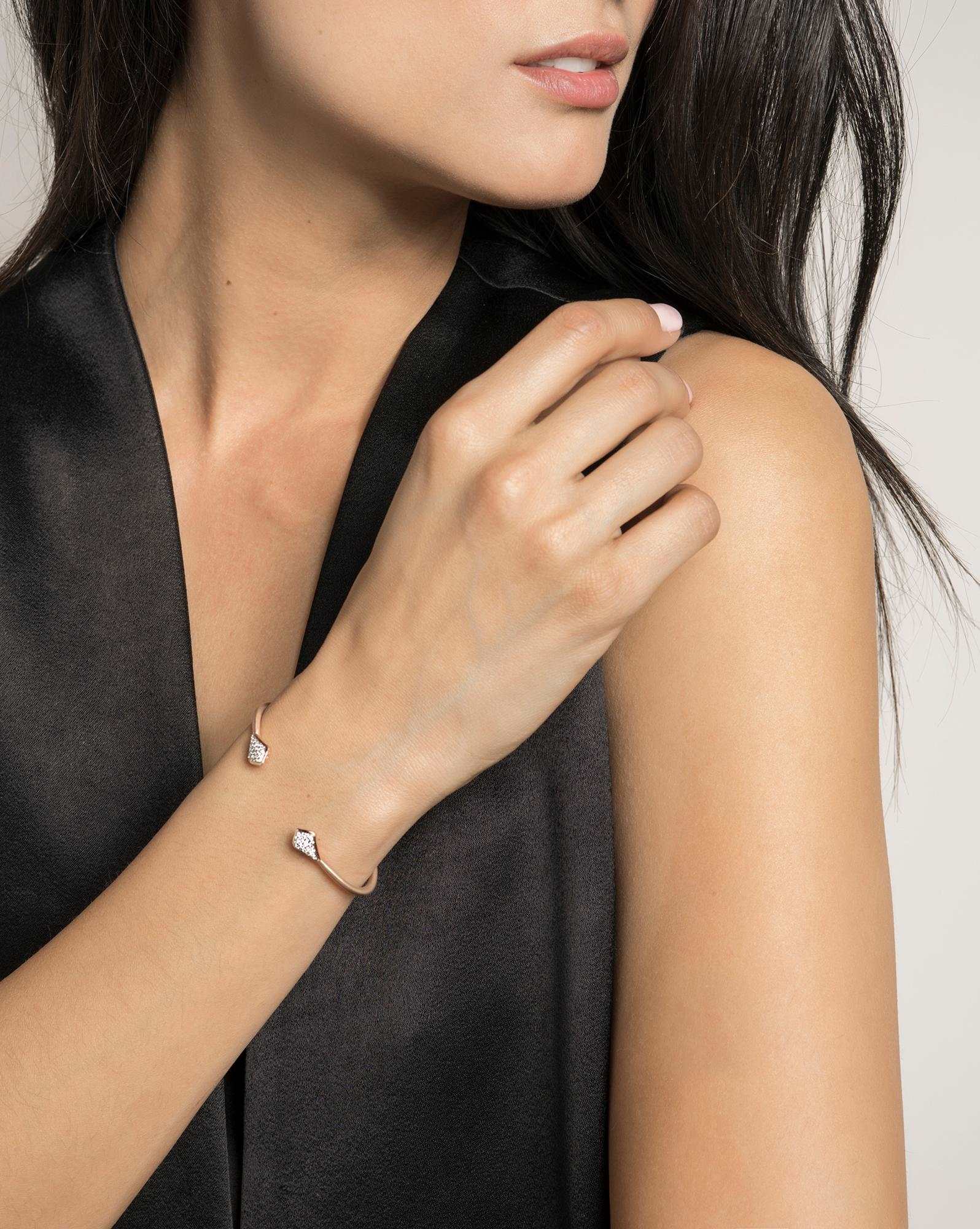 Alexi Pinch Bracelet in Pave Diamonds