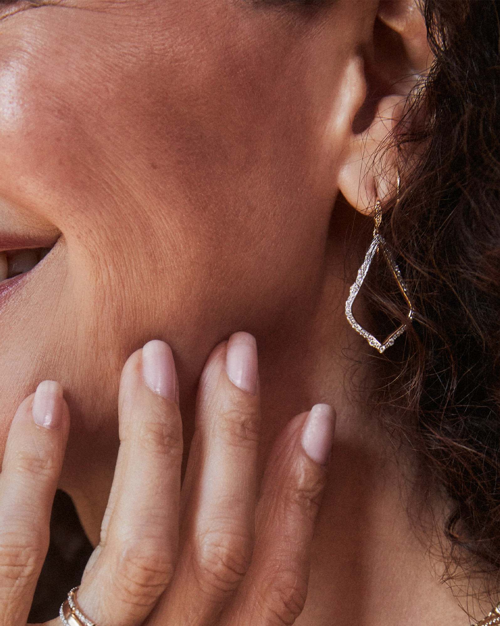 Sophia Pave Diamond Drop Earrings